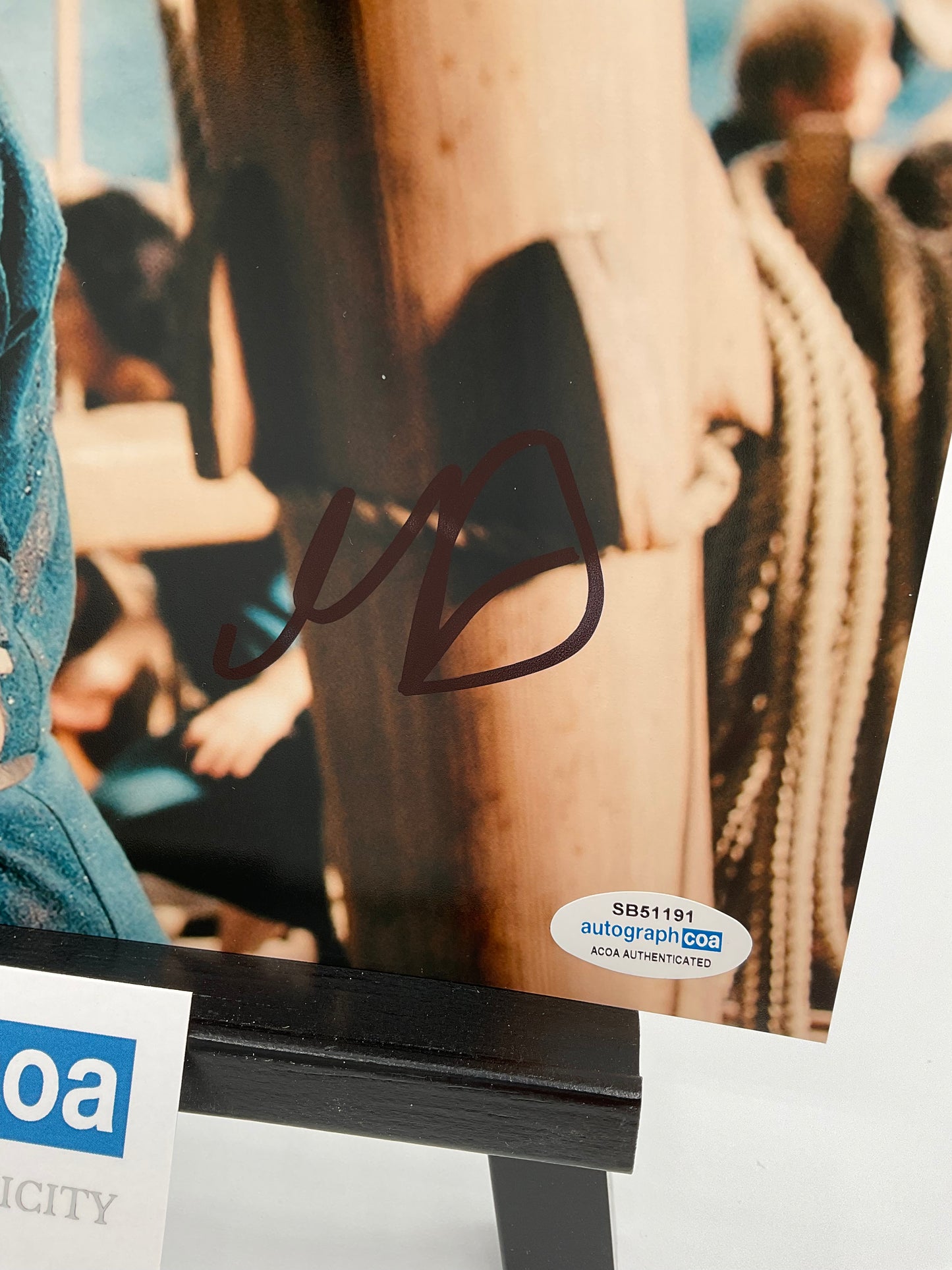 Maxim Baldry Lord of the Rings The Rings of Power signed 8x10 ACOA