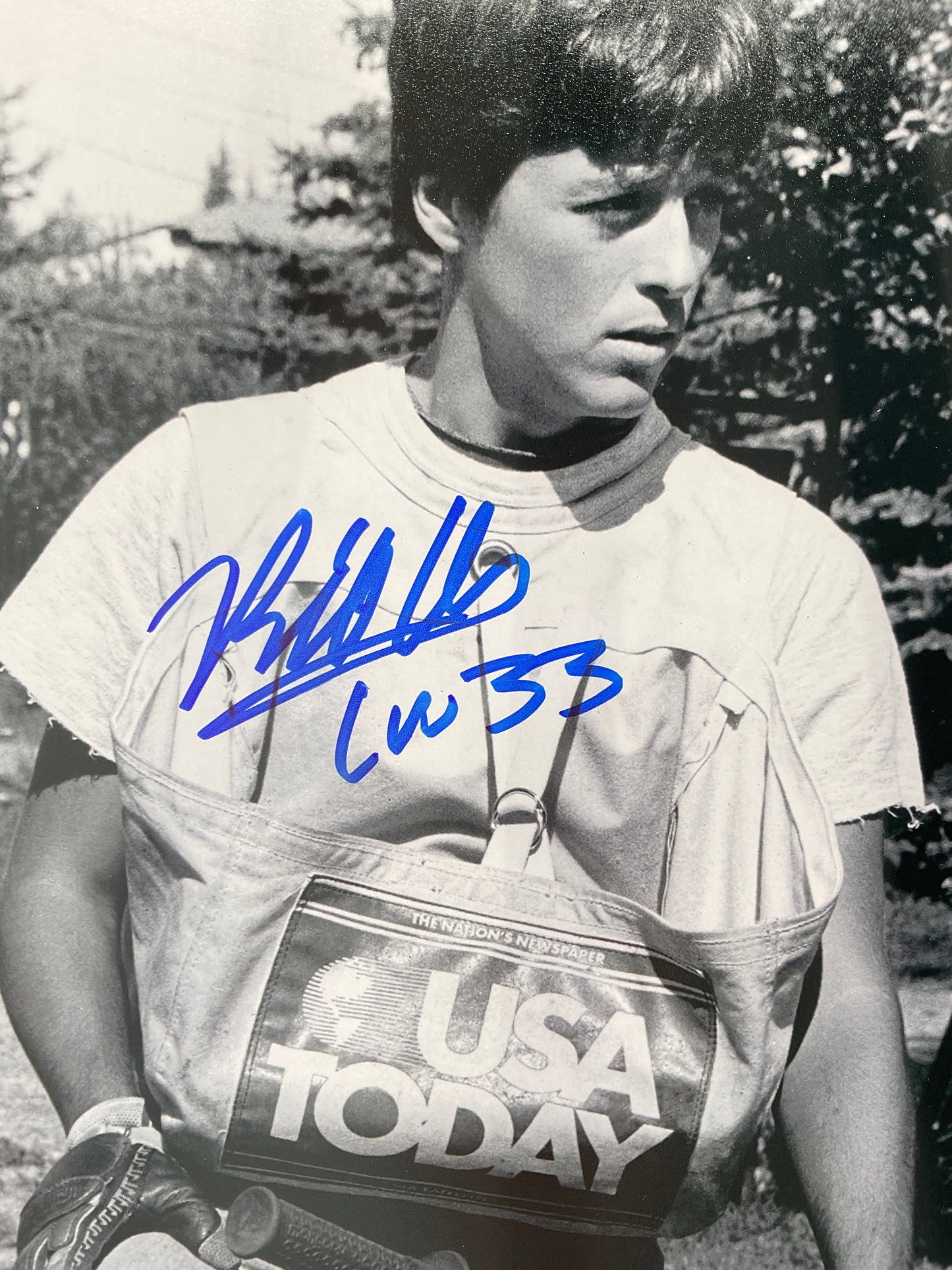 Bill Allen Rad signed photo Inscription Cru 33 8x10 ACOA