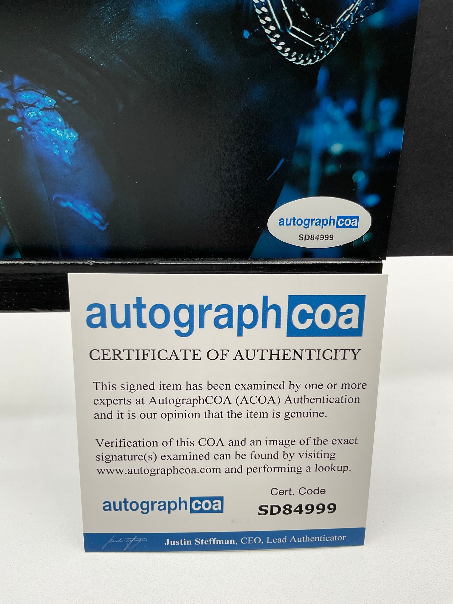 Chris Daughtry American Idol signed photo 8x10 ACOA