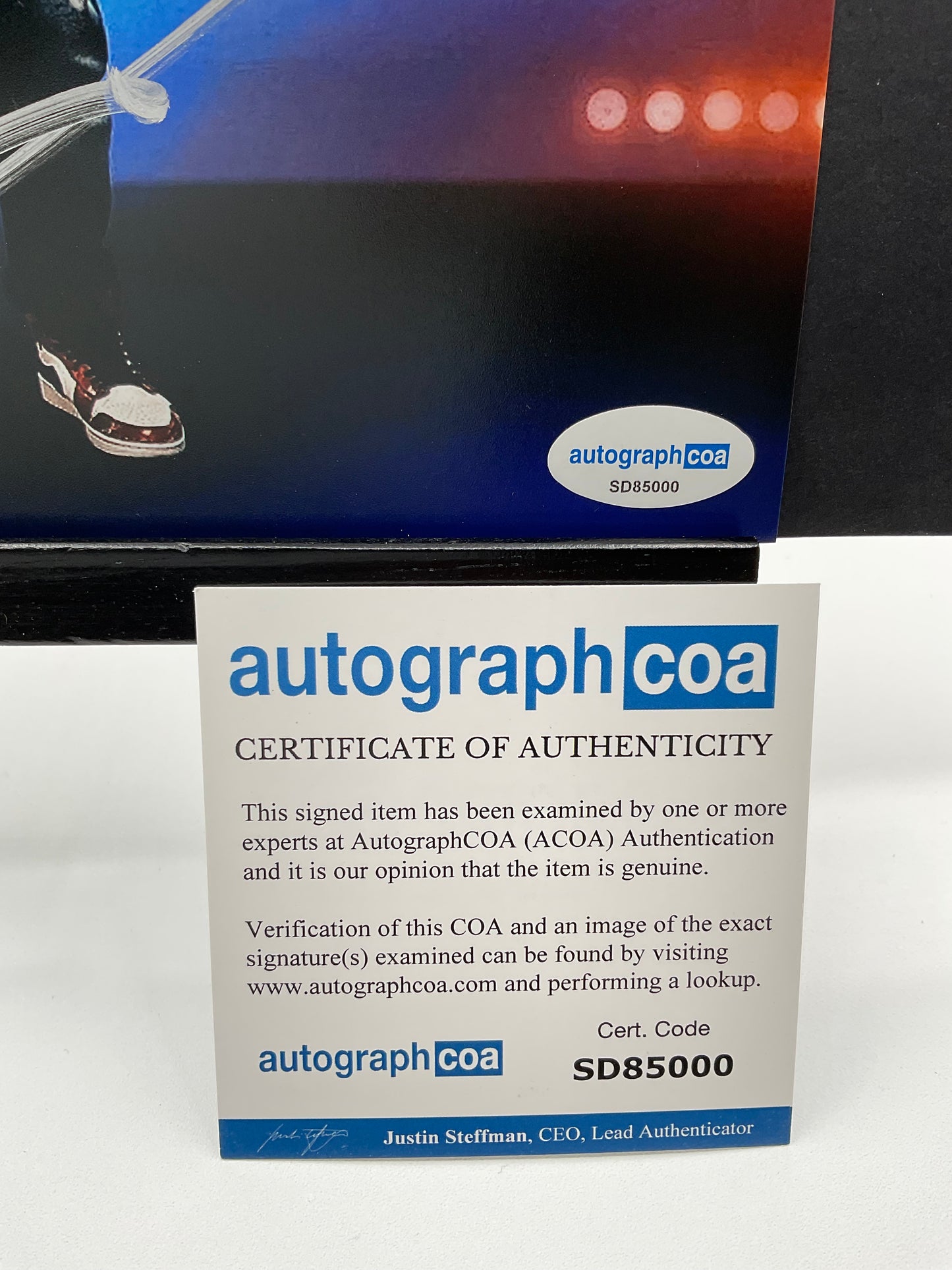 Chris Daughtry Masked Singer signed photo 8x10 ACOA