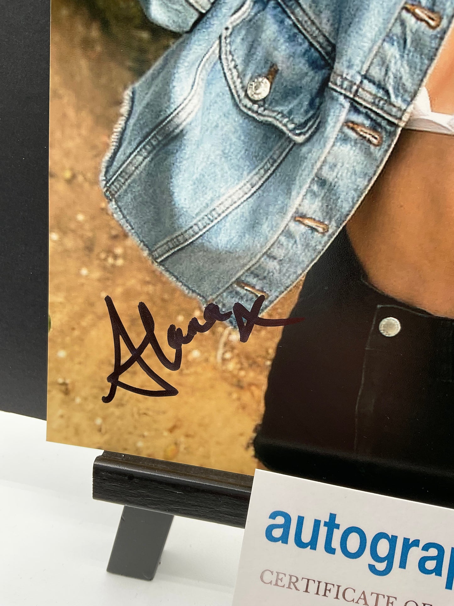 Alana Boden Ride signed photo 8x10 ACOA Sexy