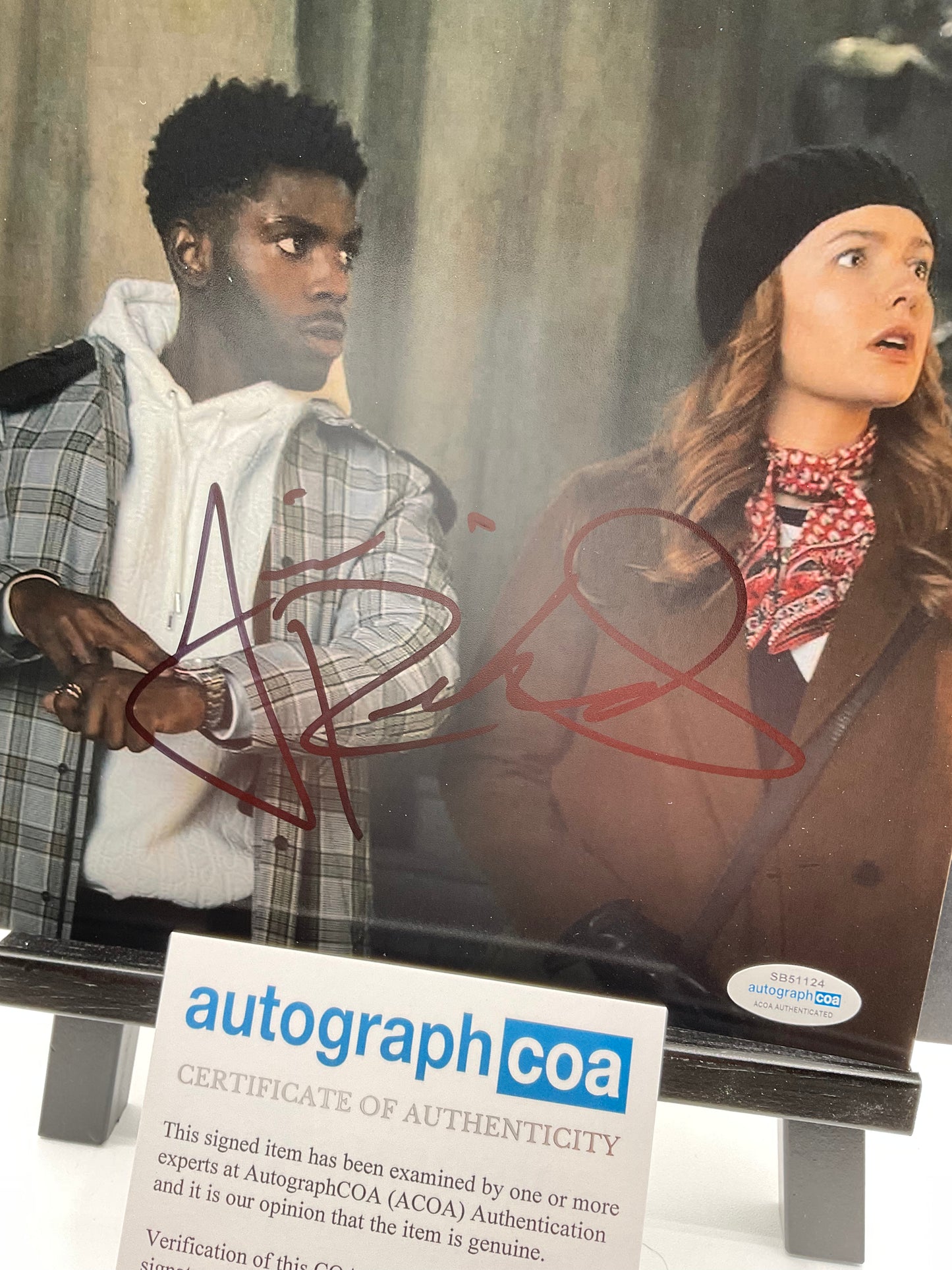 Tian Richards Nancy Drew signed photo 8x10 ACOA