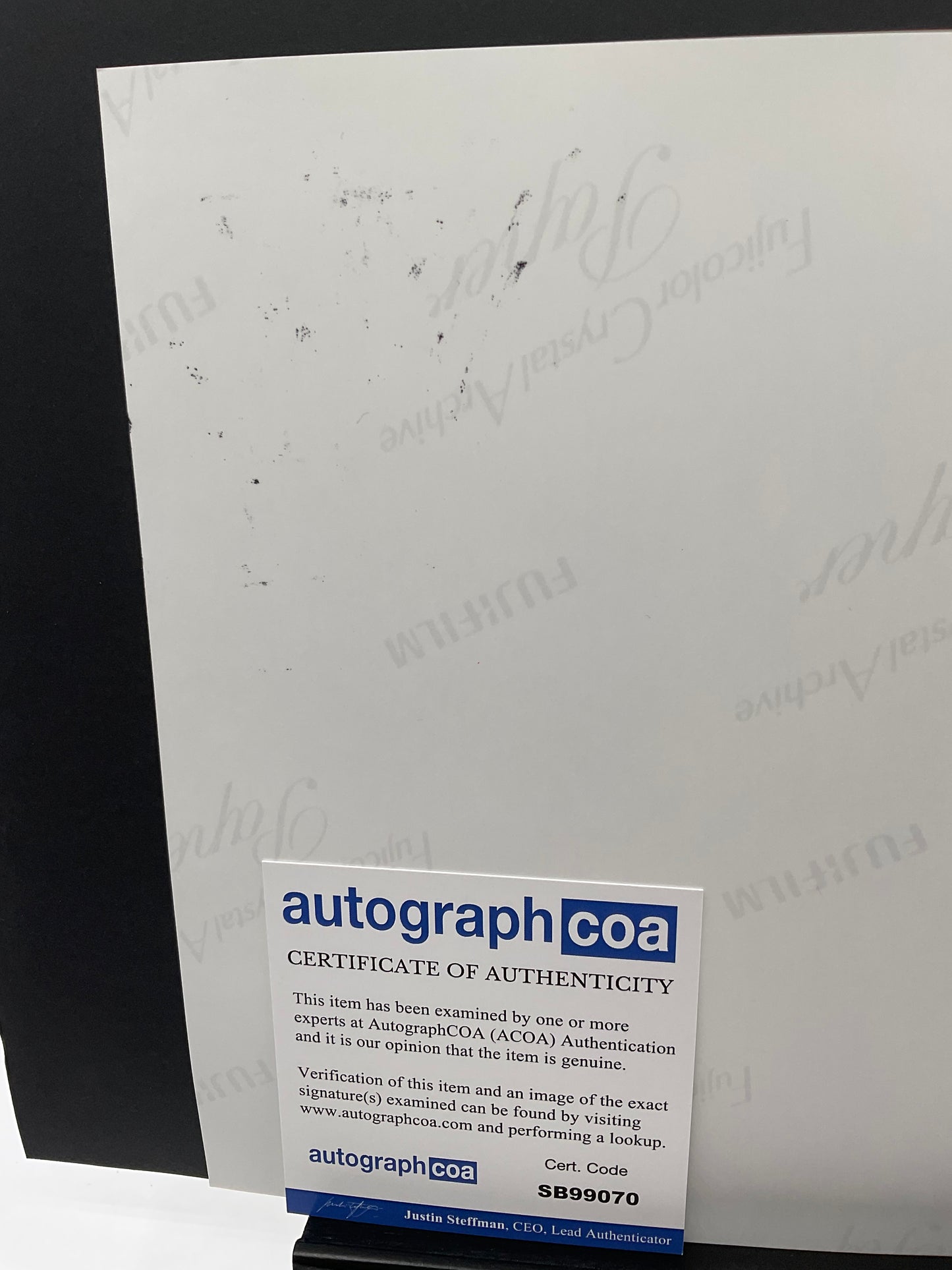 Michael Gandolfini The Many Saints of Newark signed 8x10 ACOA