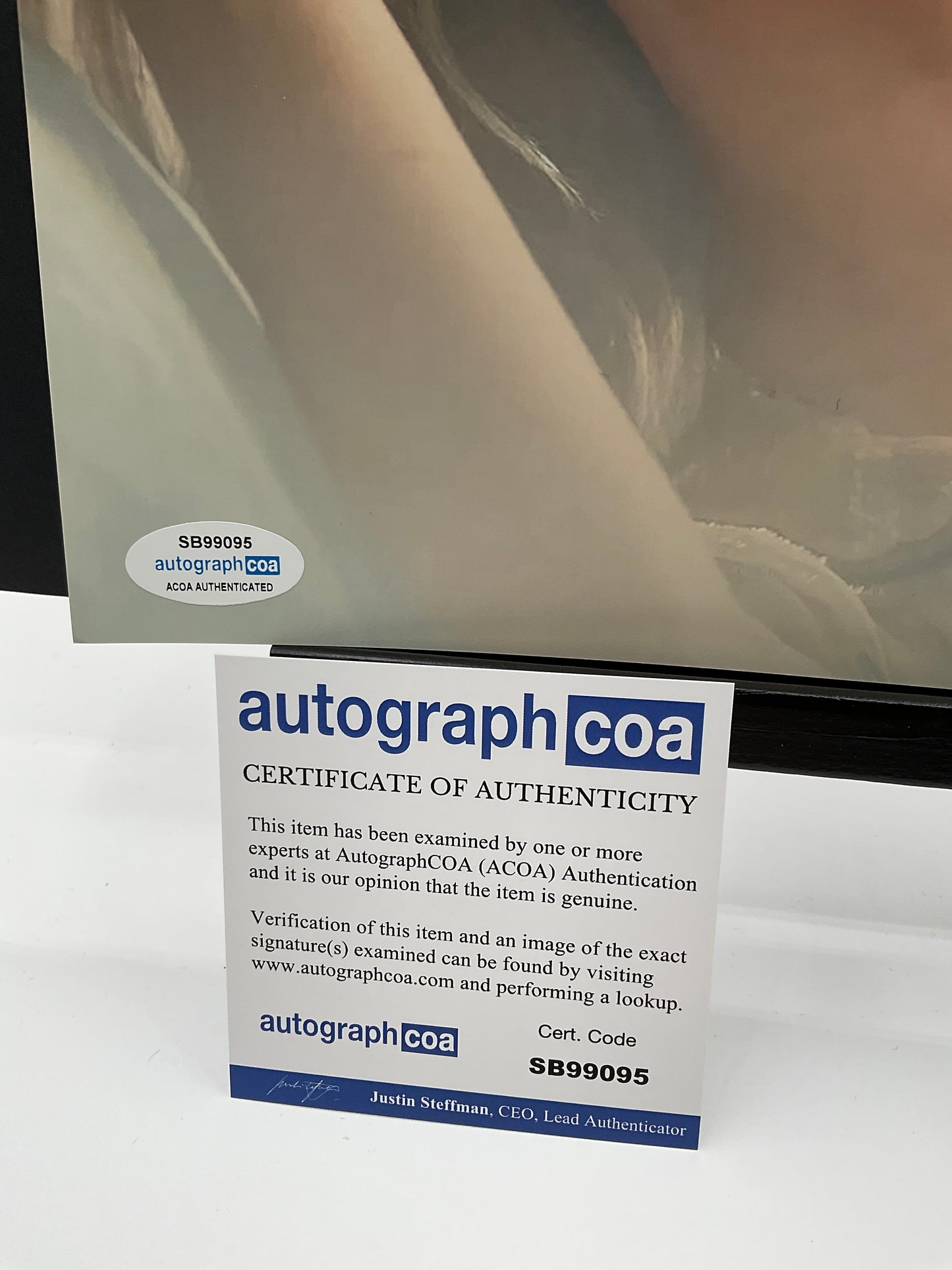 Haley Bennett Sexy signed 8x10 ACOA