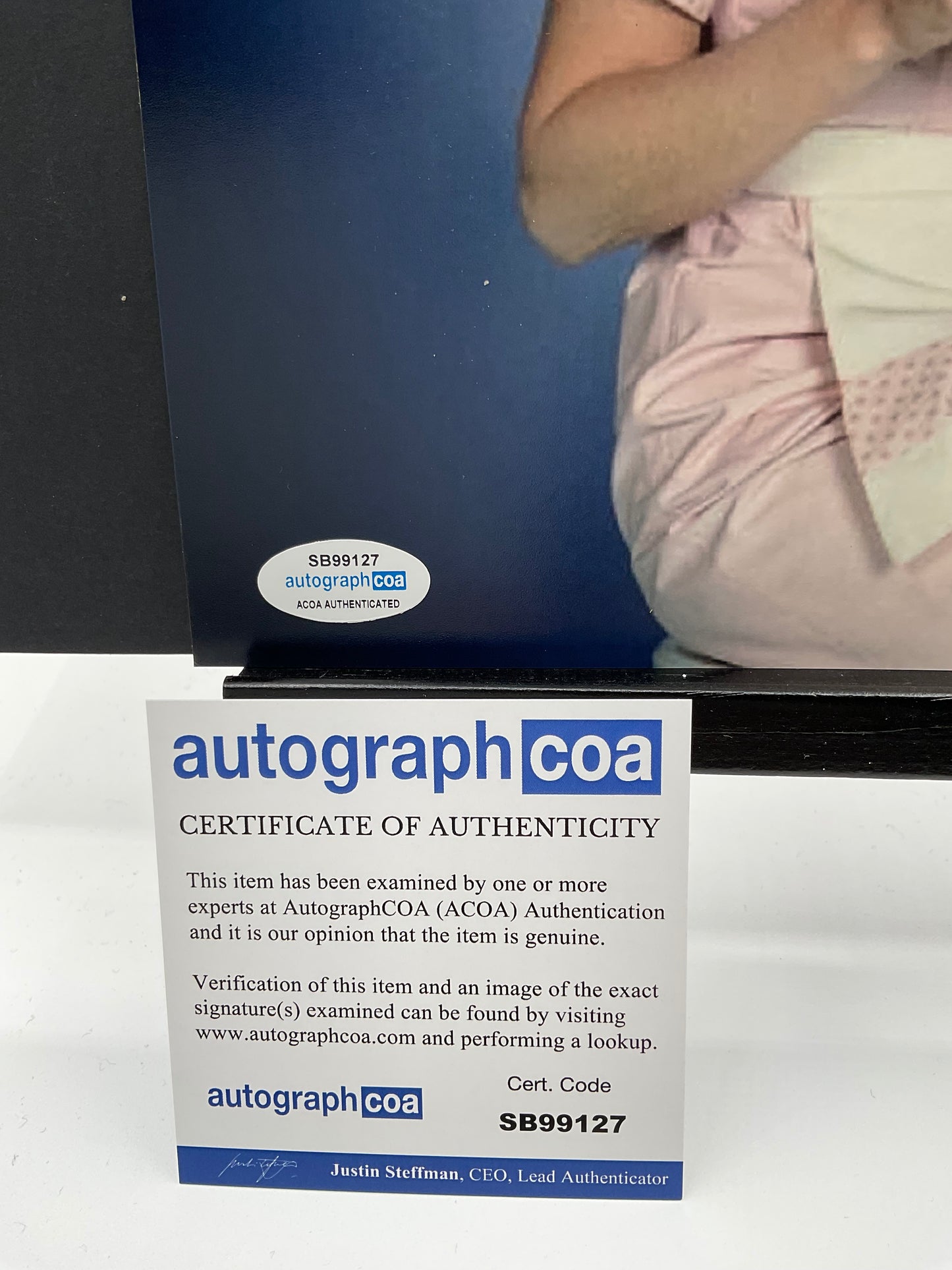 Celia Weston Alice signed Waitress 8x10 ACOA