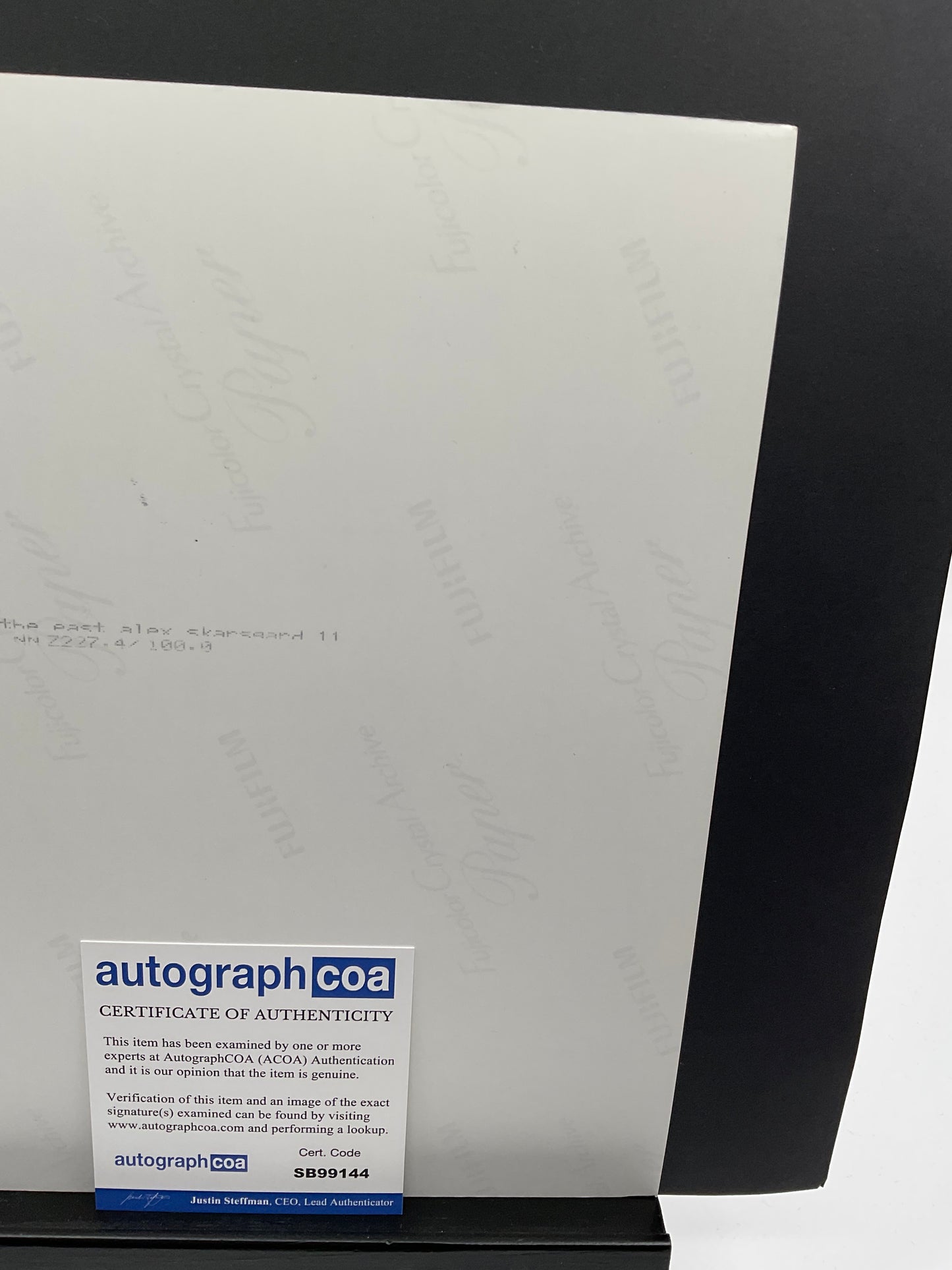 Alexander Skarsgard True Blood signed 8x10 ACOA