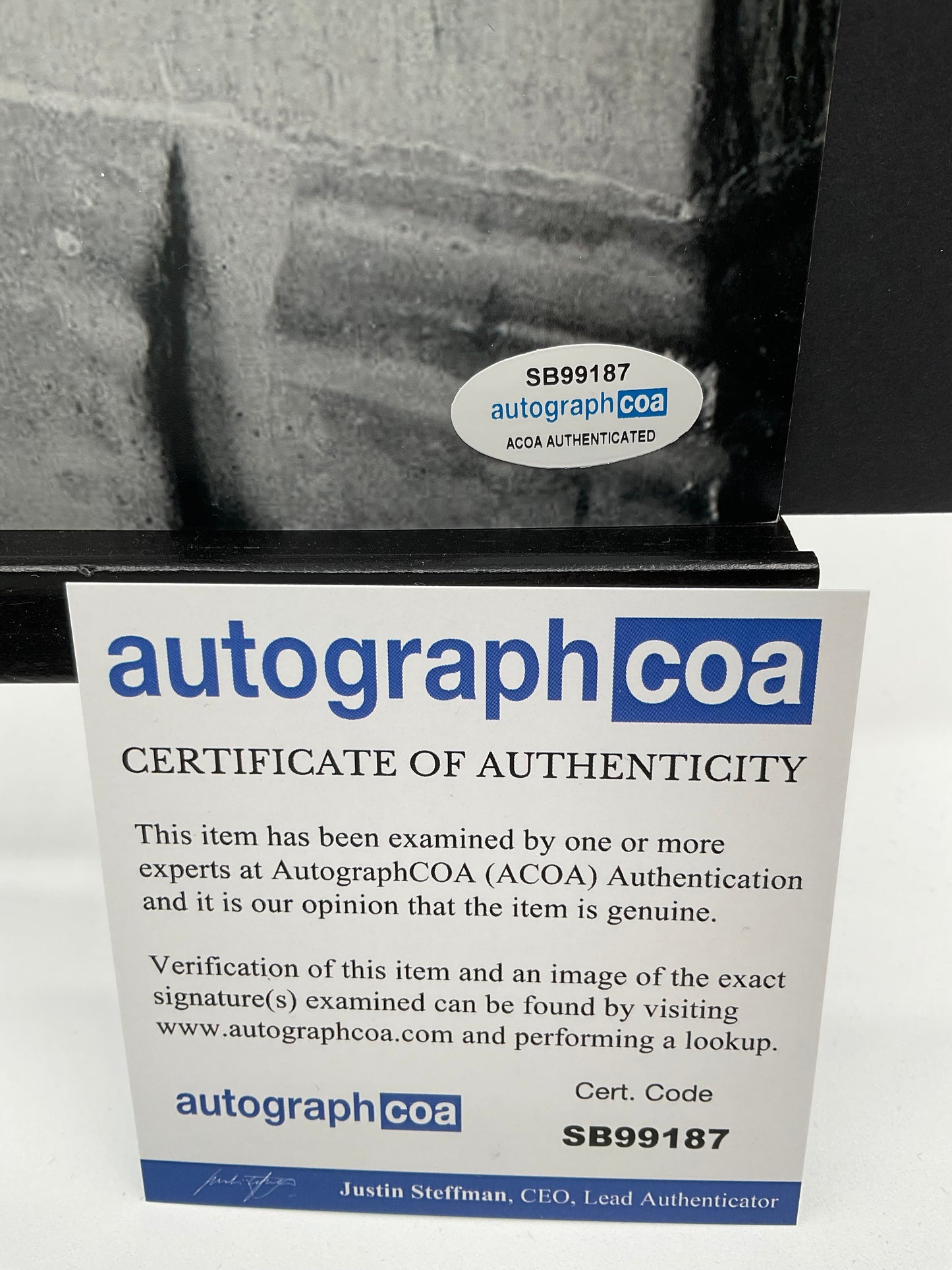 Djouliet Amara Superman signed photo 8x10 ACOA Sexy ballet
