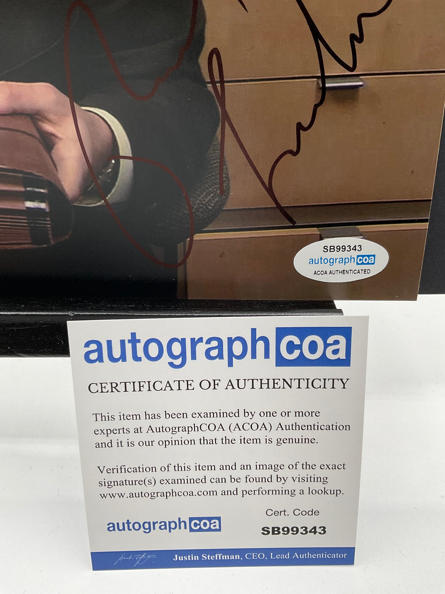 Paul Lieberstein The Office signed 8x10 ACOA Toby