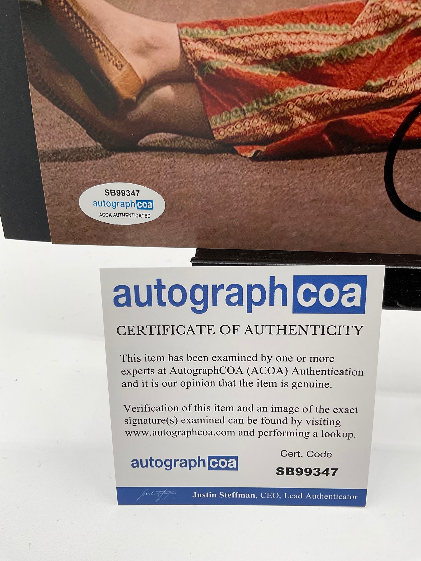Carey Mulligan Drive signed 8x10 ACOA