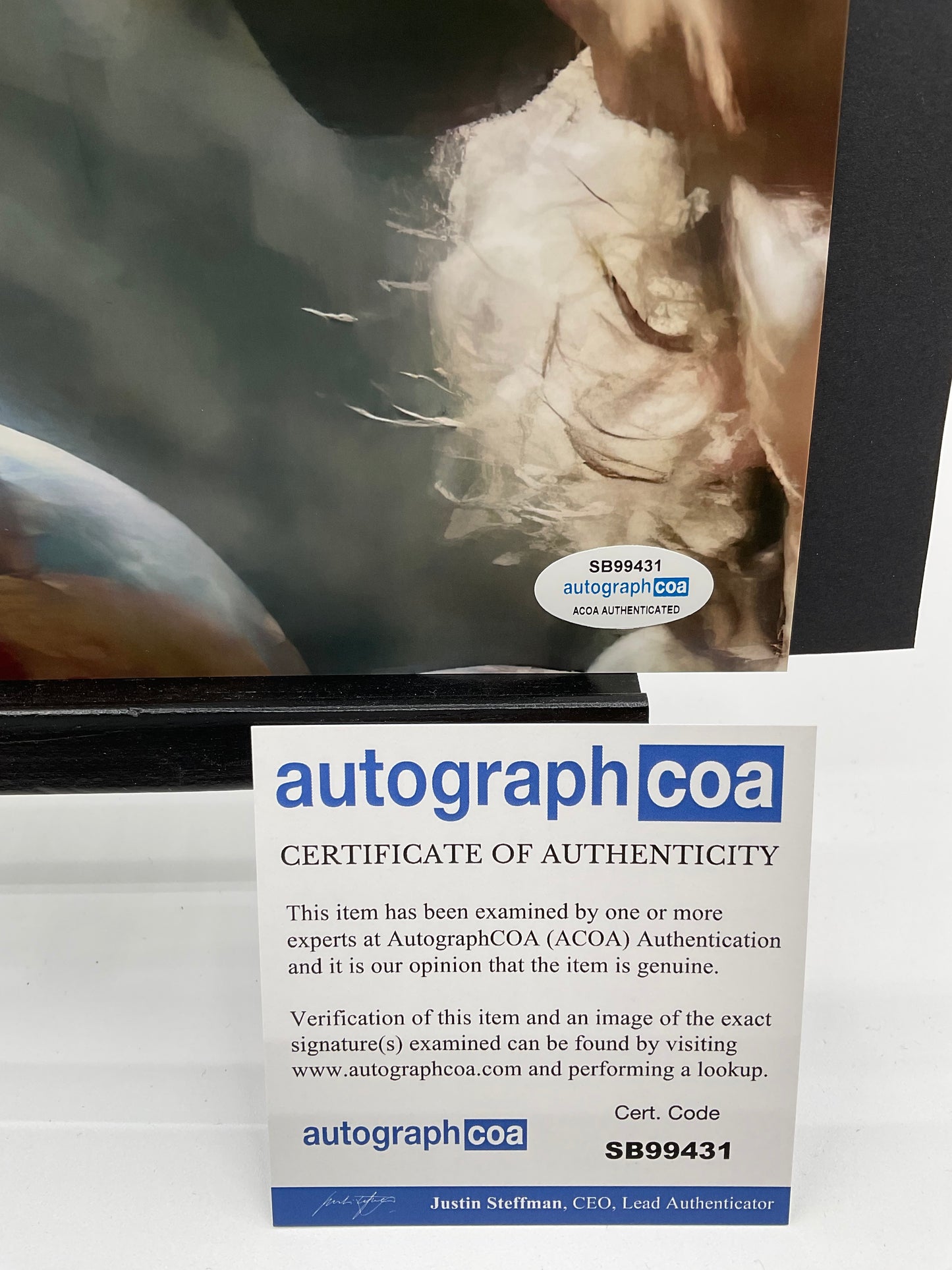 Ahmad Stoner Hook signed 8x10 ACOA