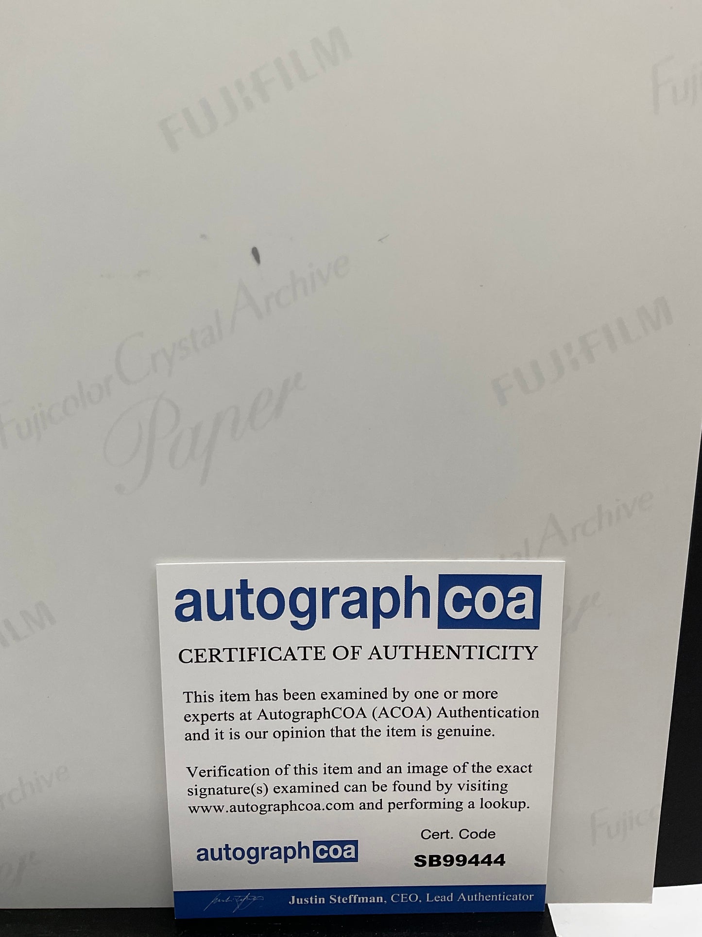 Thomas Tulak Hook signed 8x10 ACOA