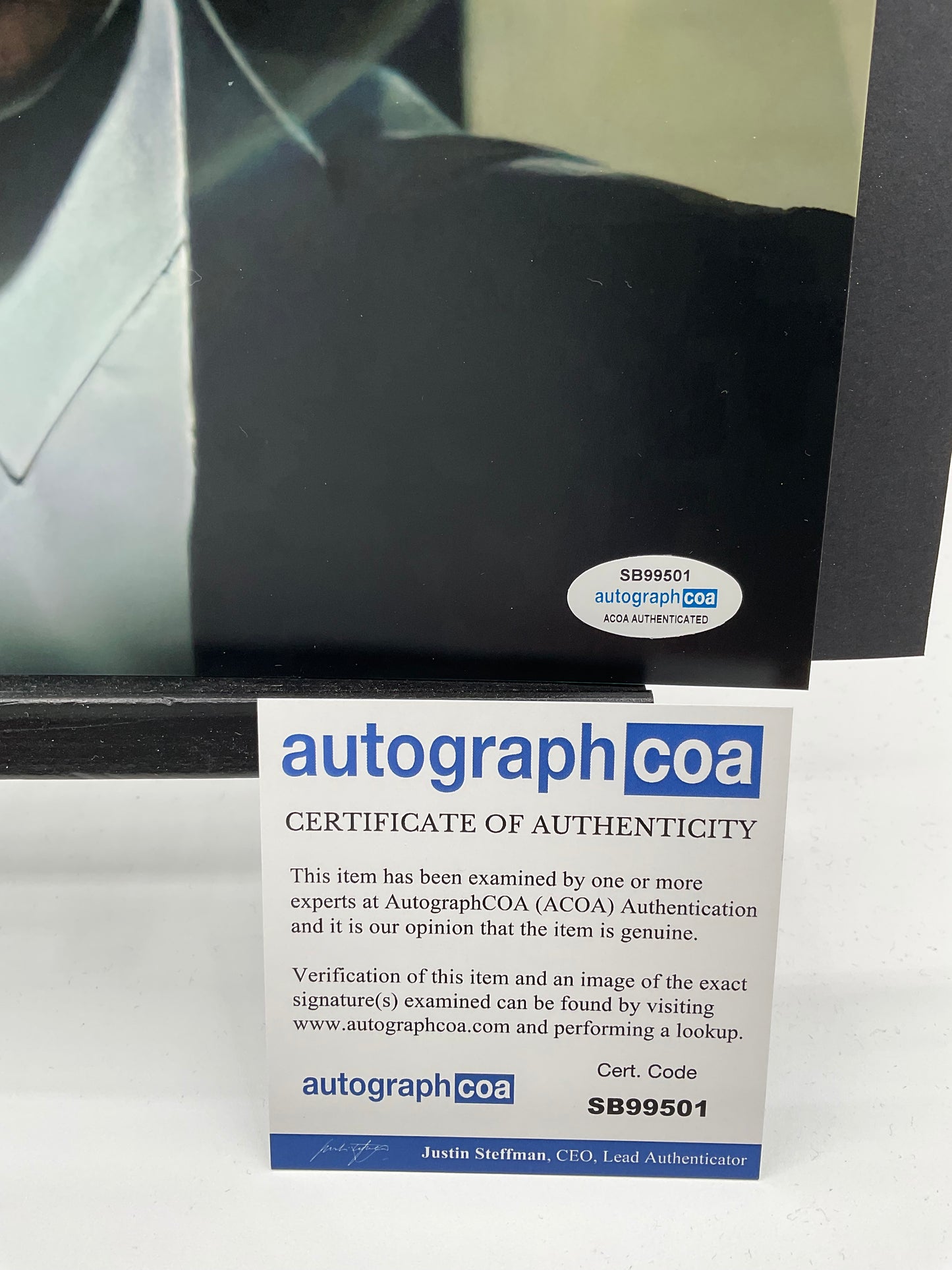Devereaux White Die Hard signed 8x10 ACOA
