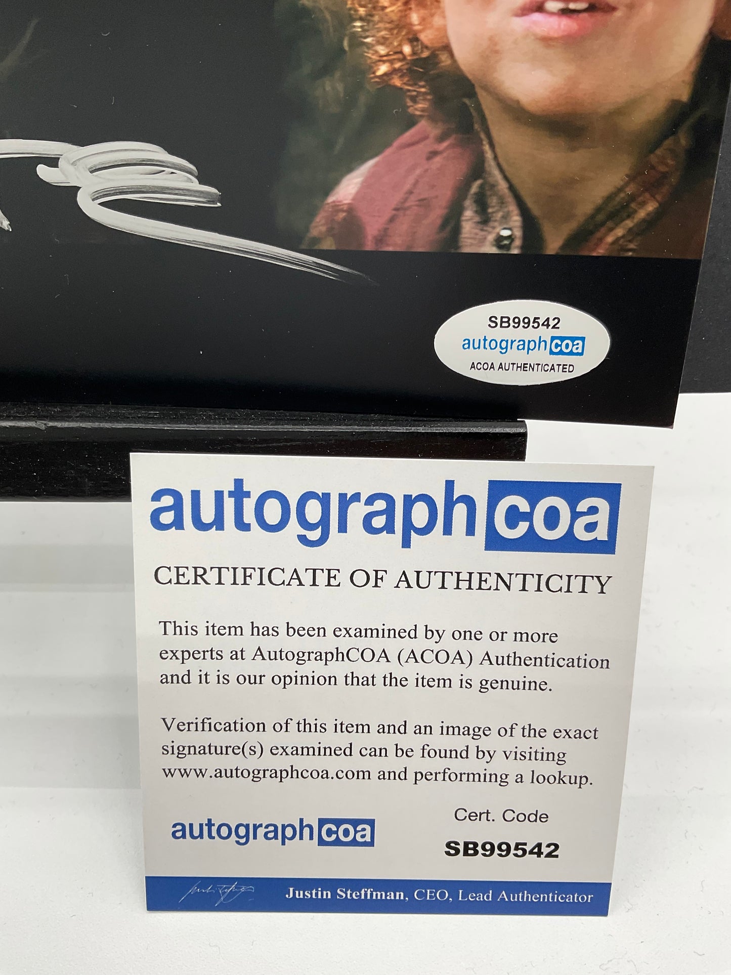 Thomas Tulak and Ahmad Stoner Hook dual signed 8x10 ACOA Lost Boys