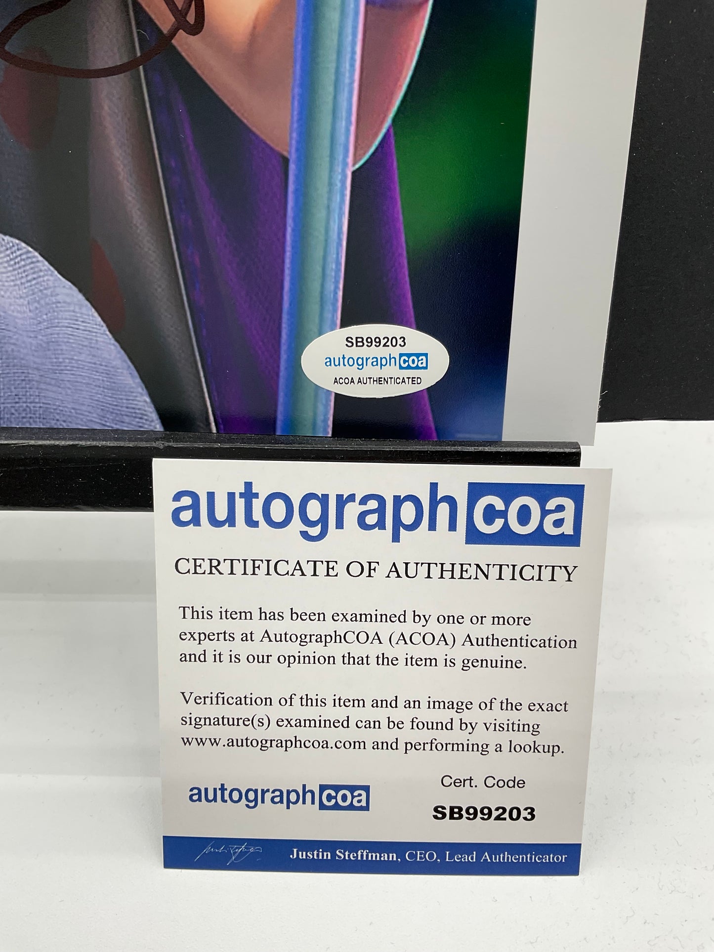 Ally Maki Toy Story 4 signed photo 8x10 ACOA