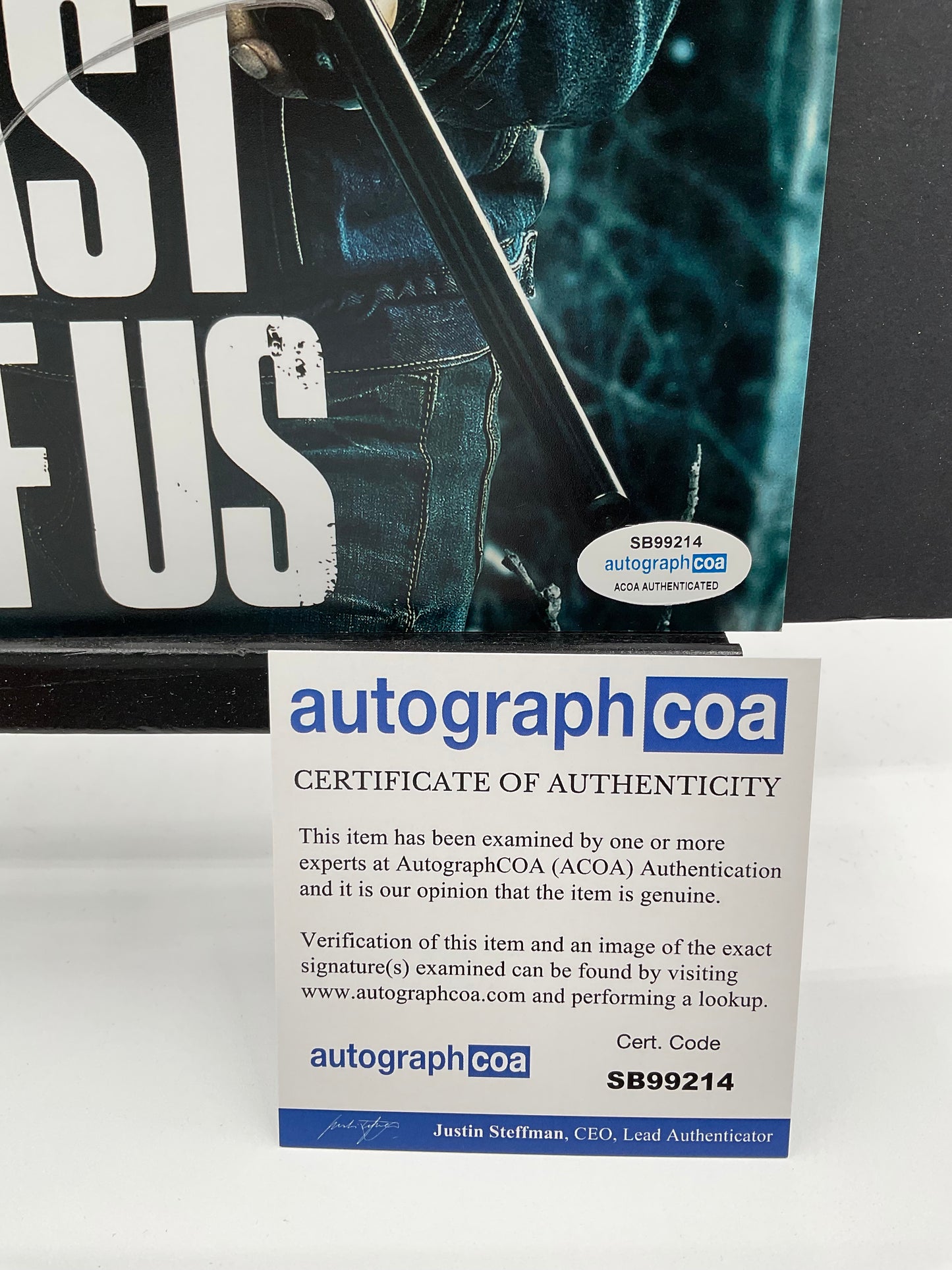 Gabriel Luna The Last of Us signed photo 8x10 ACOA