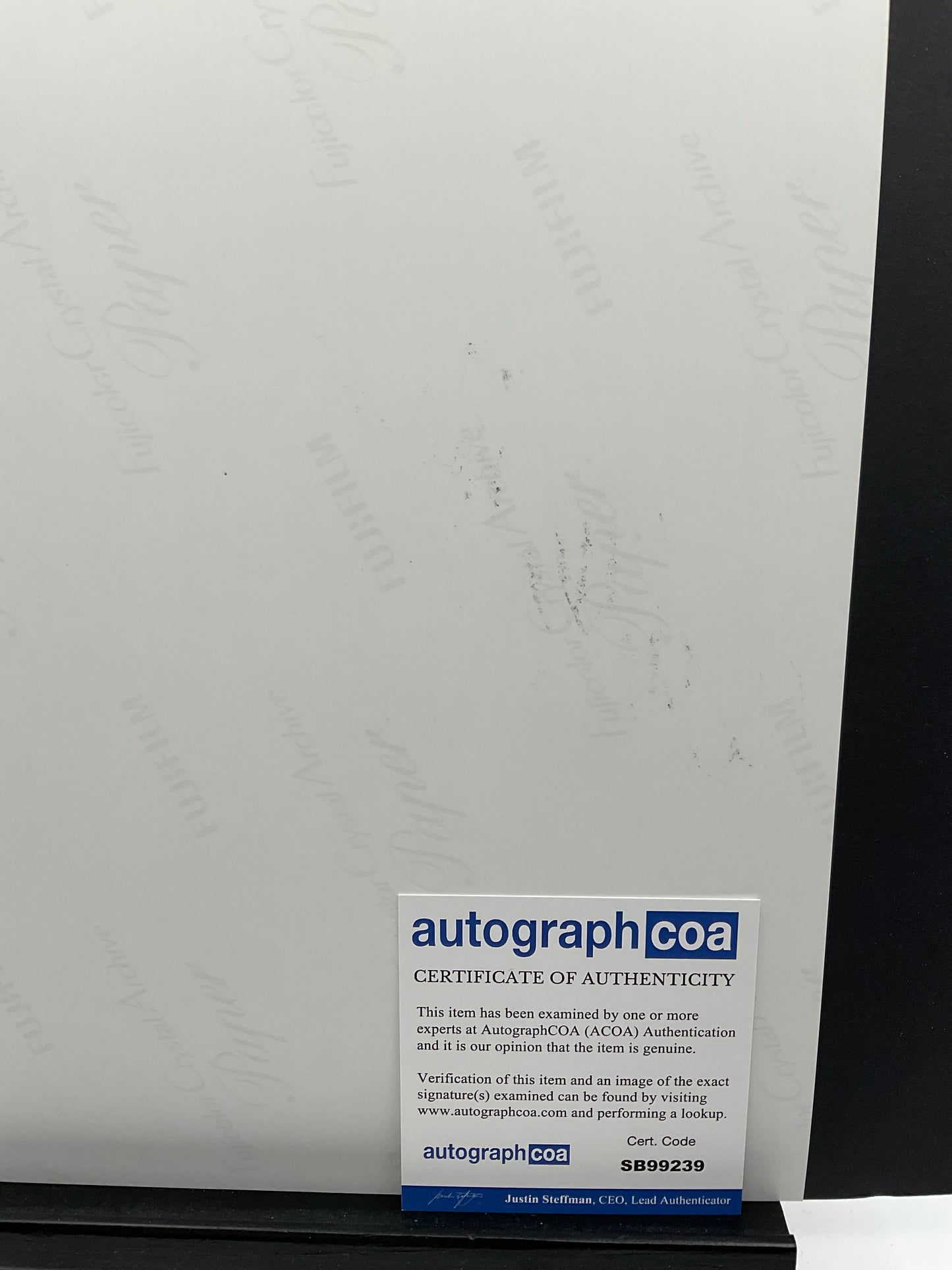 Andrew Zimmern Bizarre Foods signed 8x10 ACOA