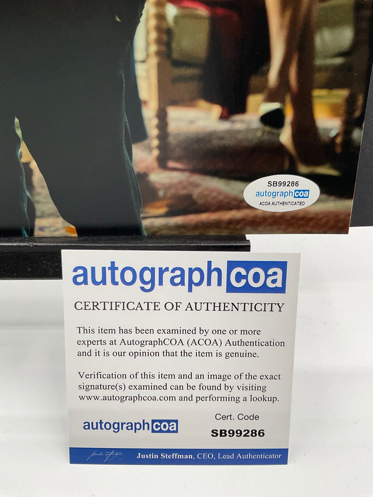 Andy McQueen Outer Banks signed photo 8x10 ACOA