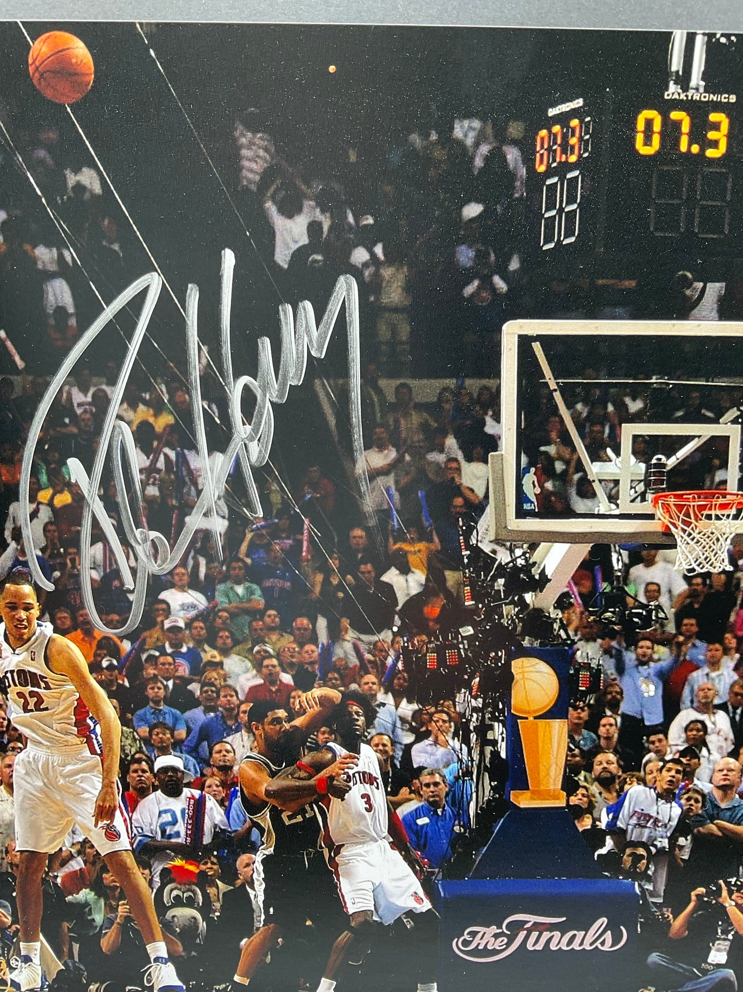 Robert Horry San Antonio Spurs signed 11x14 JSA