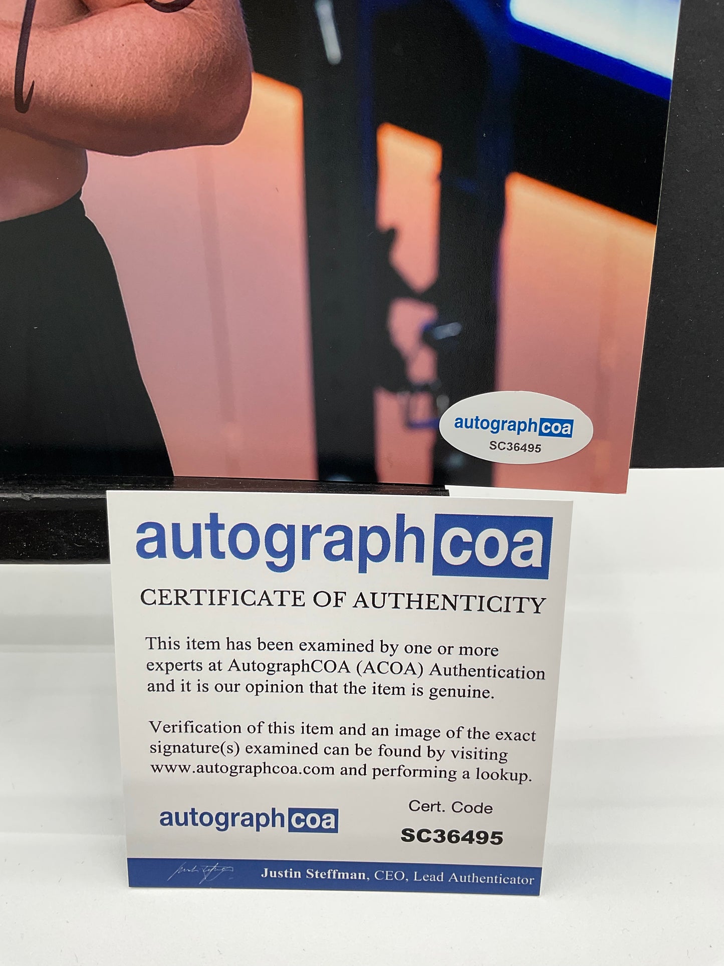 Adam Devine The Righteous Gemstones signed photo 8x10 ACOA