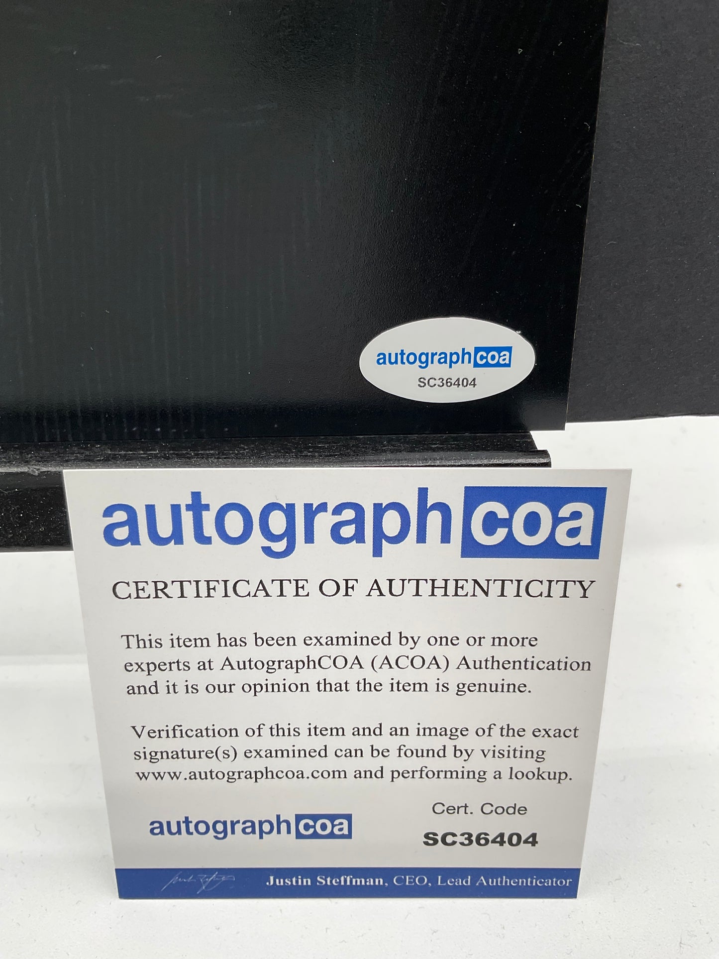 Ignacio Diaz-Silverio Departing Seniors signed photo 8x10 ACOA