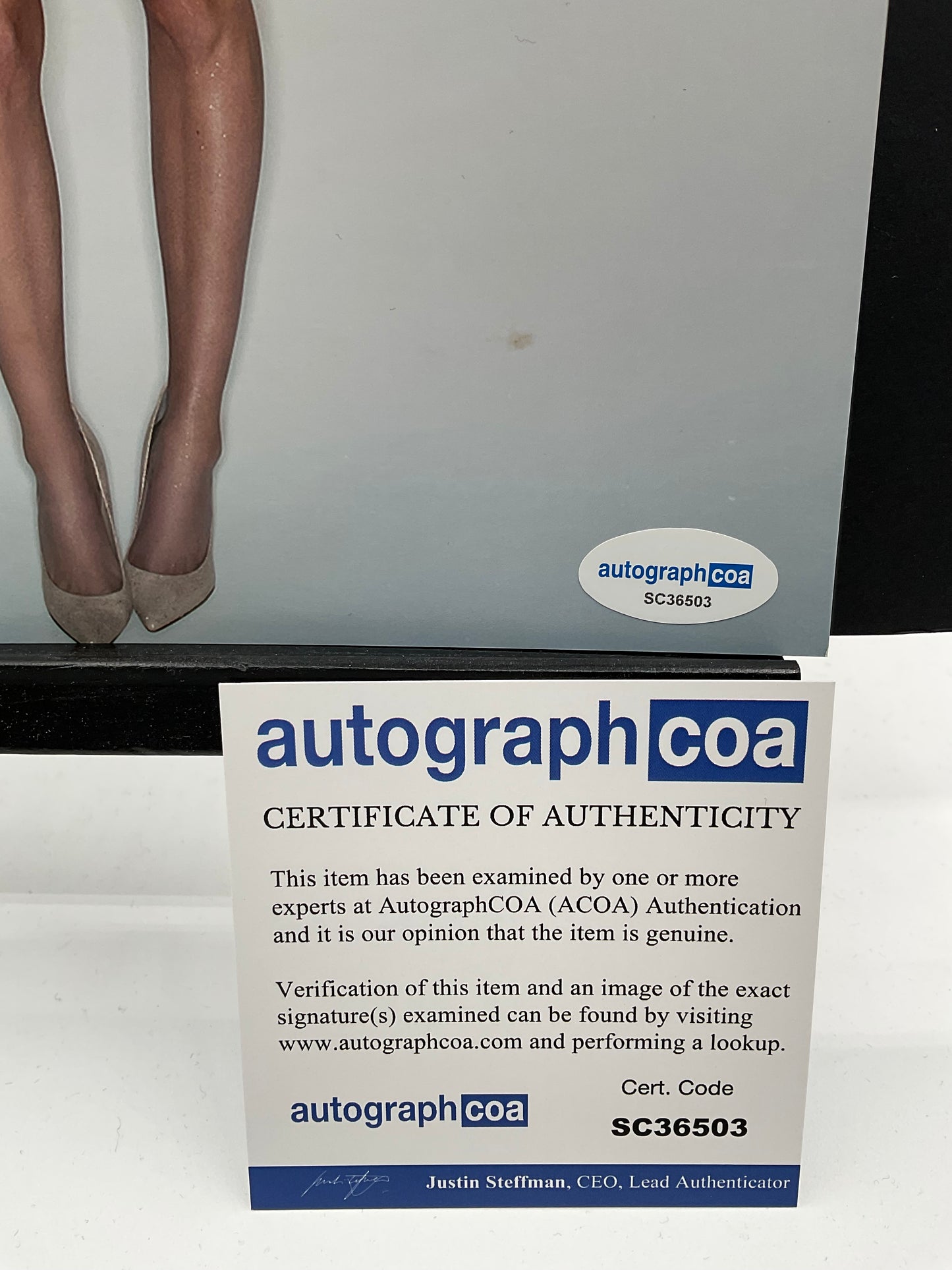 Alexandra Park Sexy Feet signed photo 8x10 ACOA