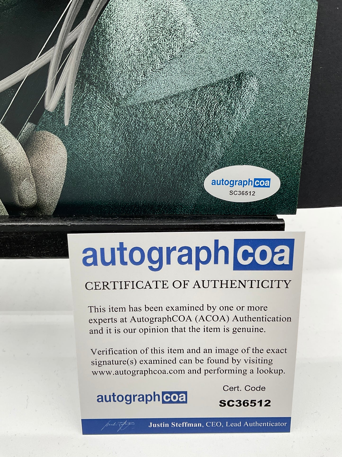 Boyd Holbrook The Sandman signed photo 8x10 ACOA