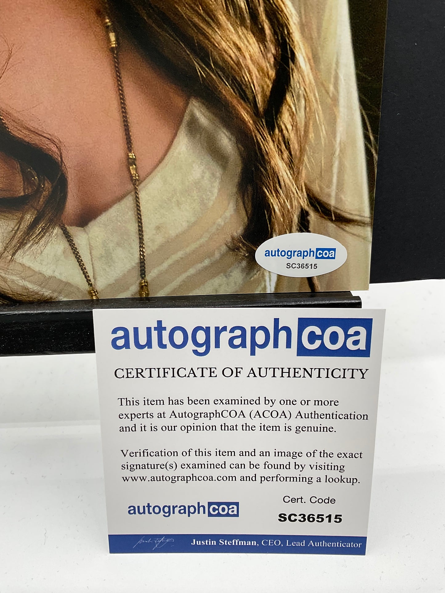 Caitlin Stasey Reign signed photo 8x10 ACOA