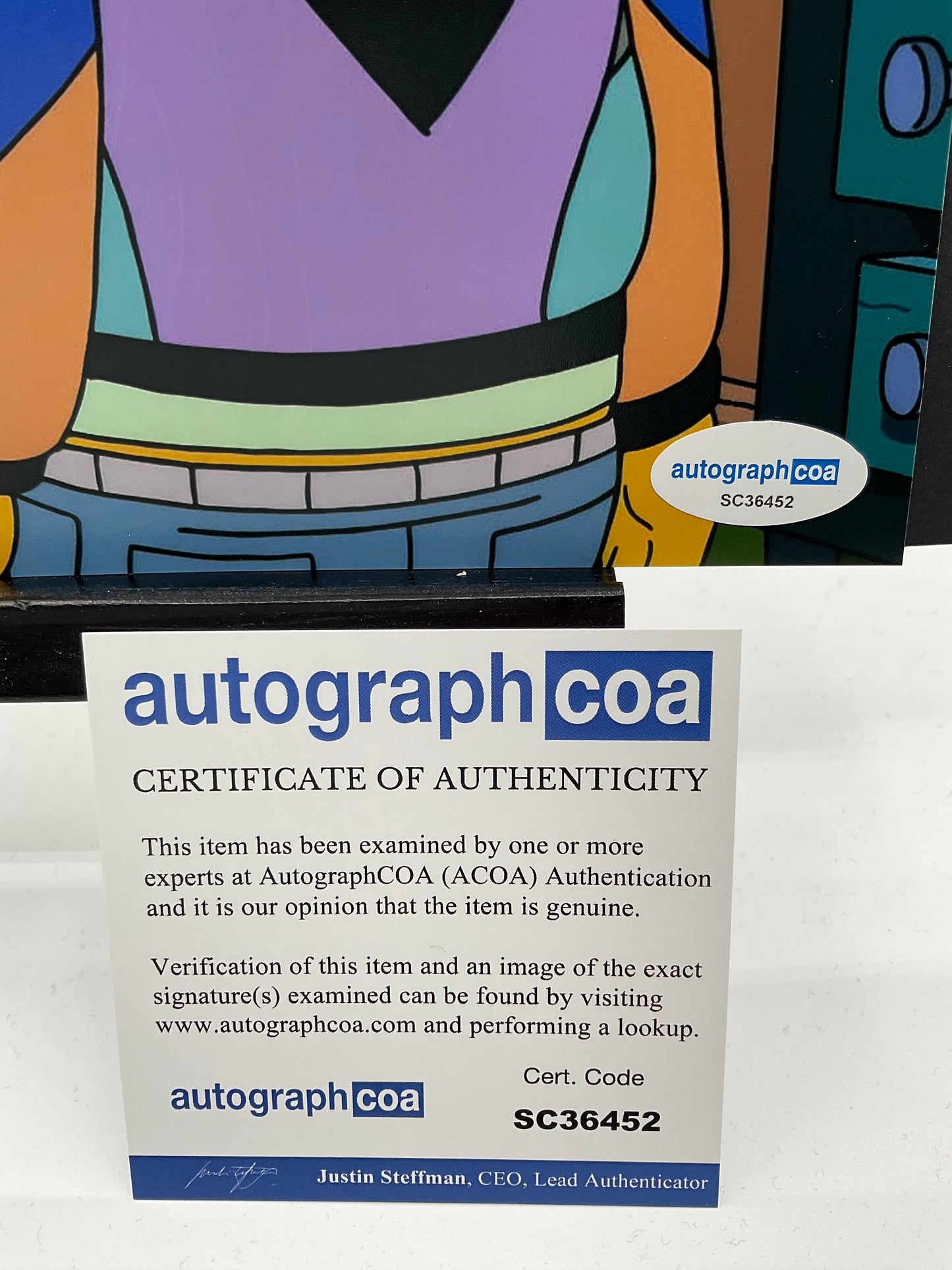 Matt Selman The Simpsons signed photo 8x10 ACOA