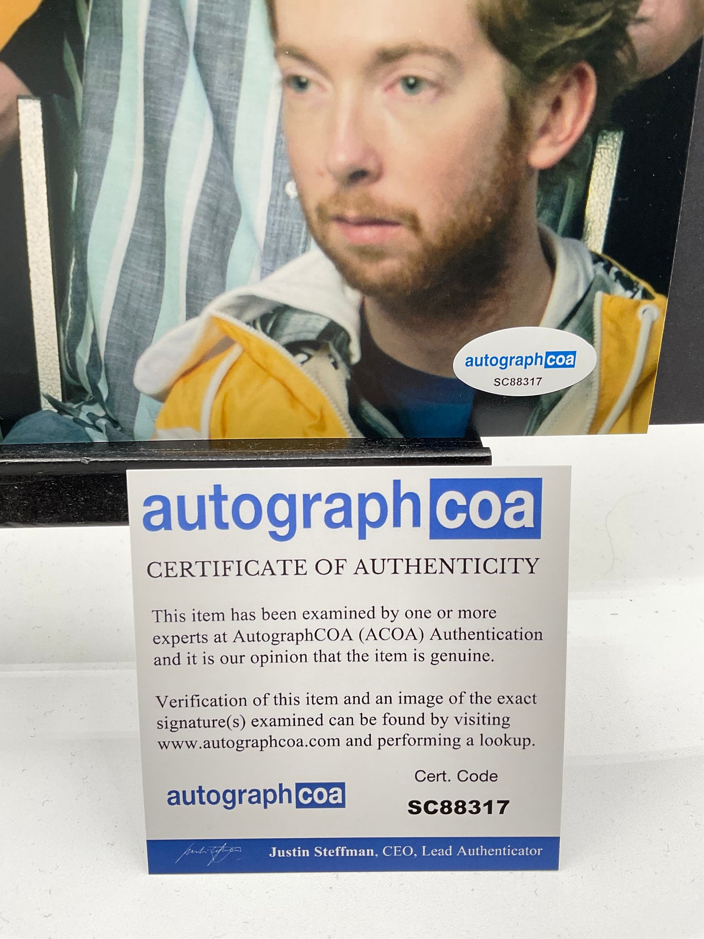 Edy Modica Jury Duty signed photo 8x10 ACOA