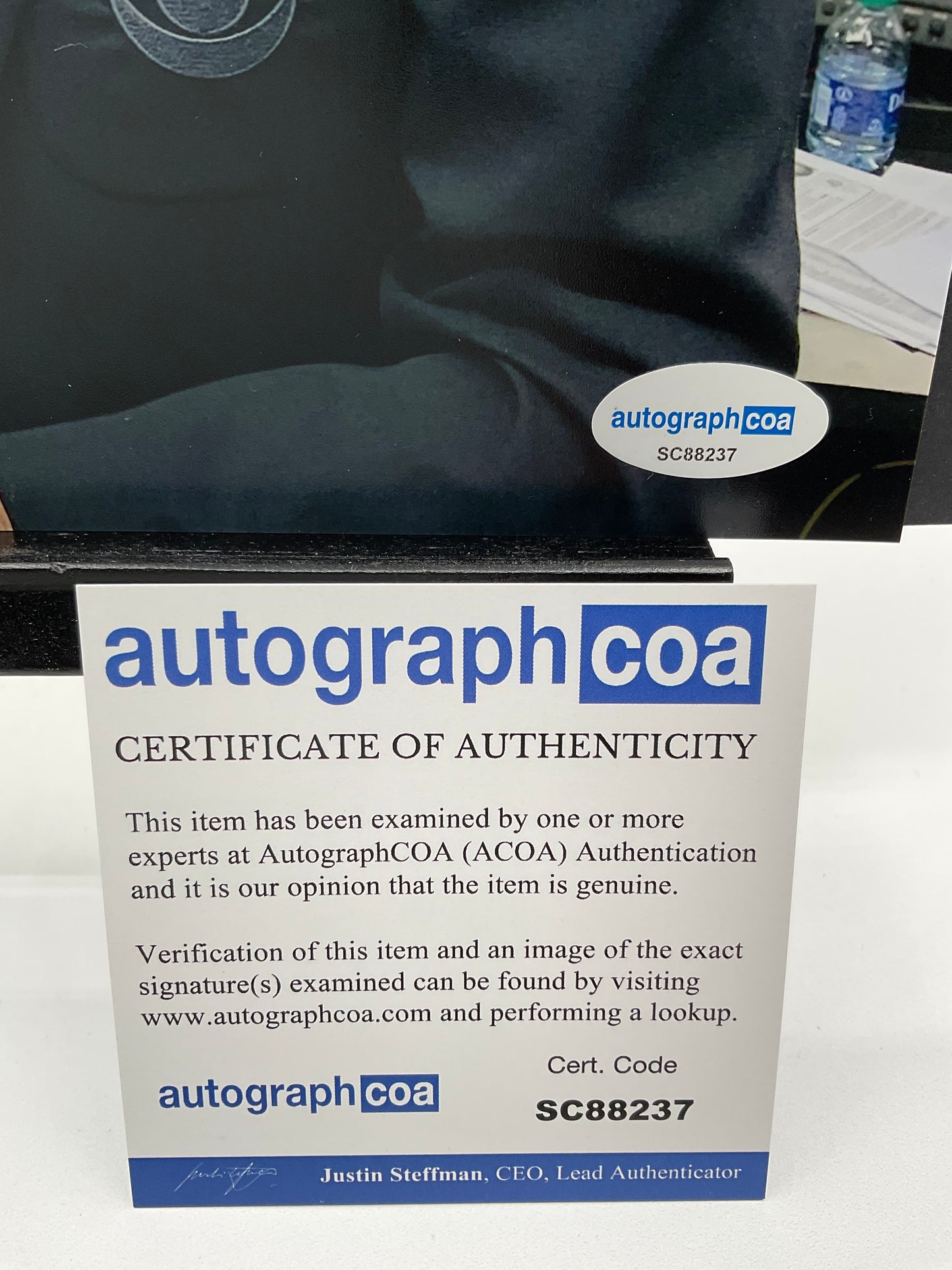 Bill Raftery Broadcasting signed photo 8x10 ACOA Onions Inscription