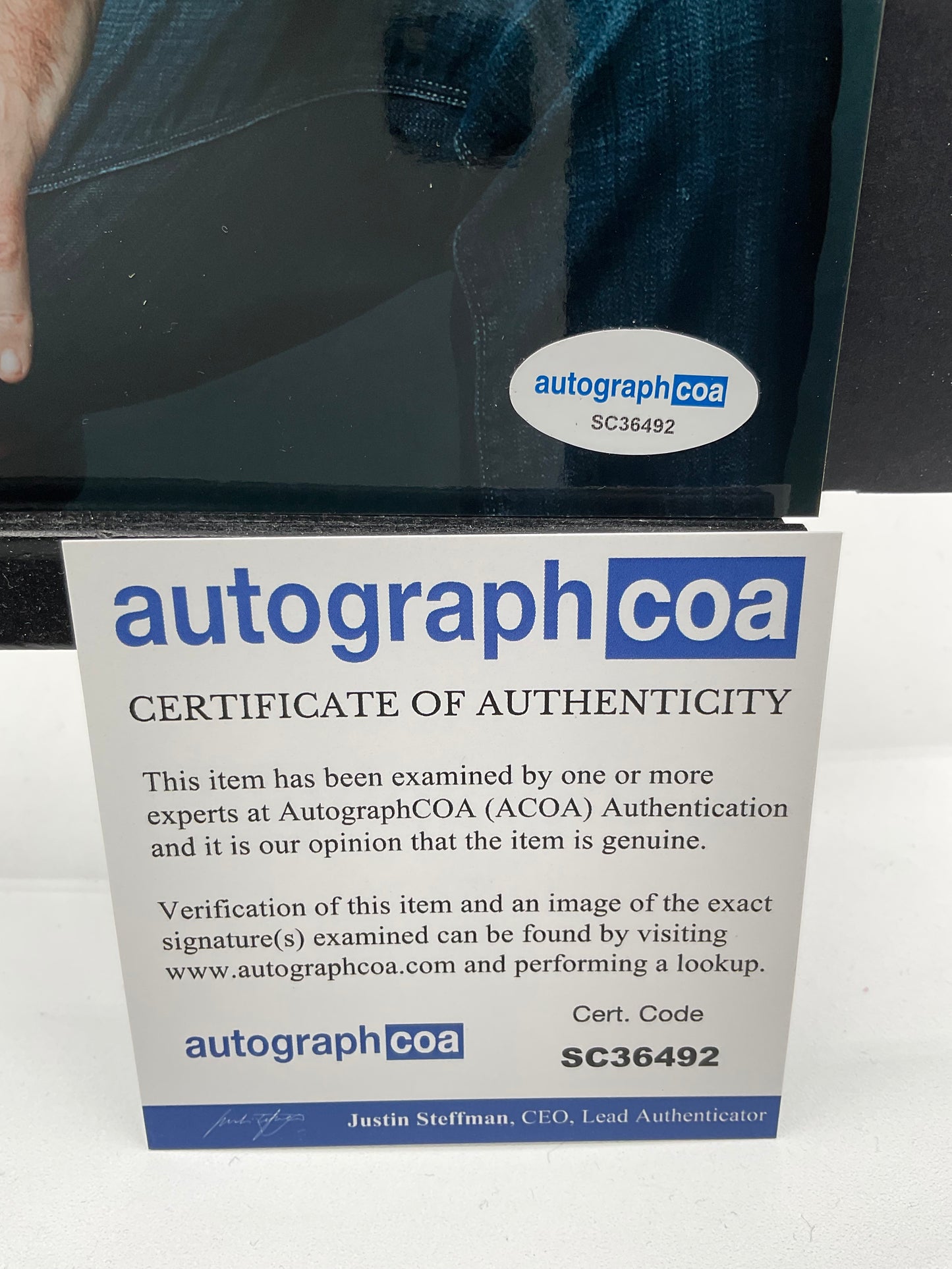 Adam Carolla Loveline signed photo 8x10 ACOA