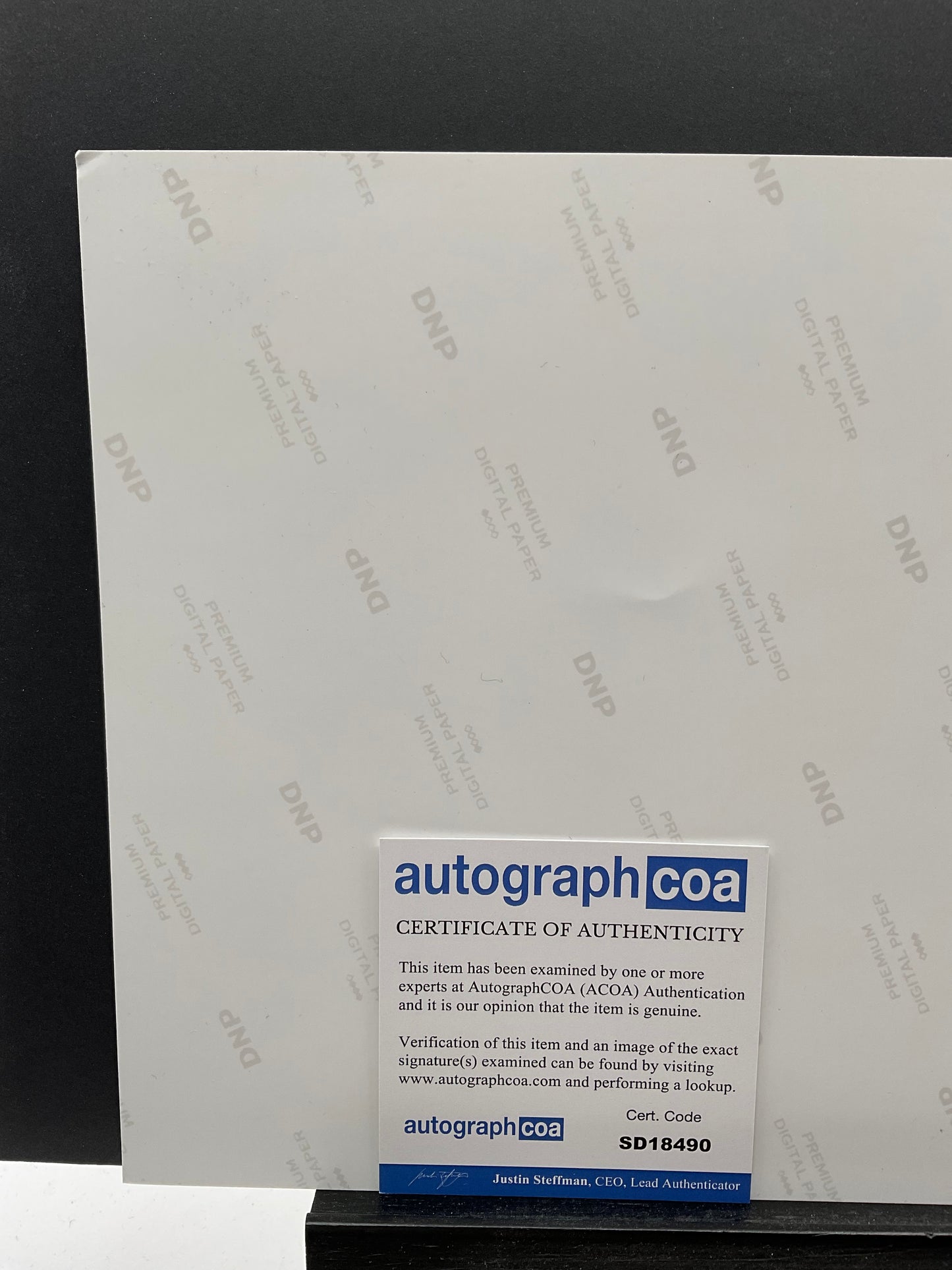 Todd Phillips Joker signed photo 8x10 ACOA Director