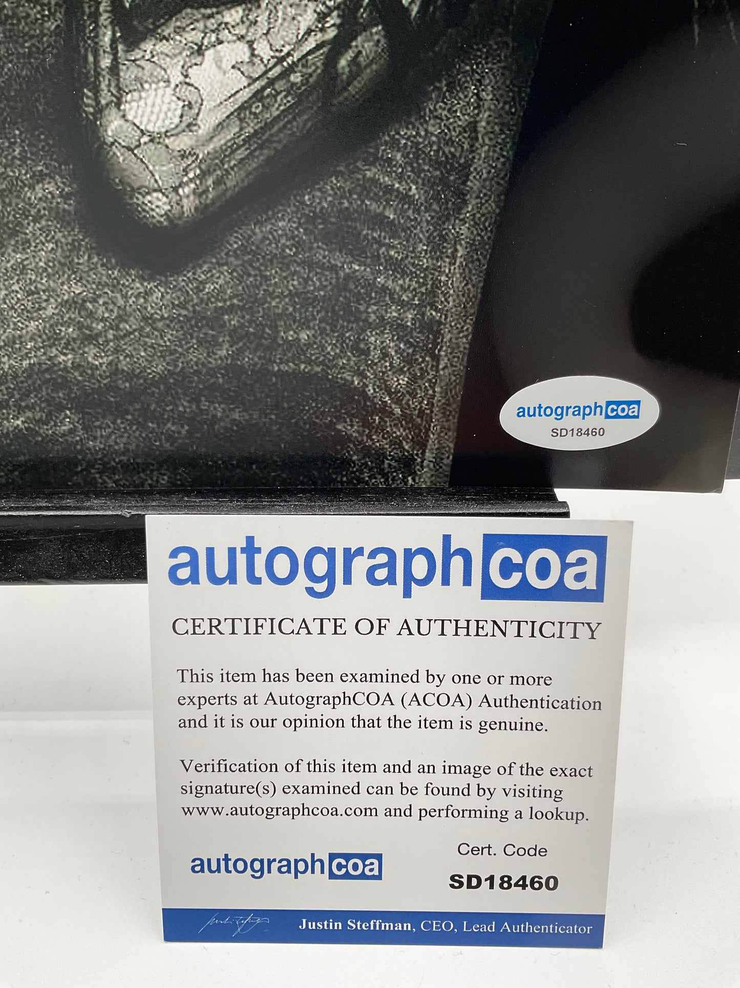 Abbey Lee Kershaw Sexy signed photo 8x10 ACOA Model