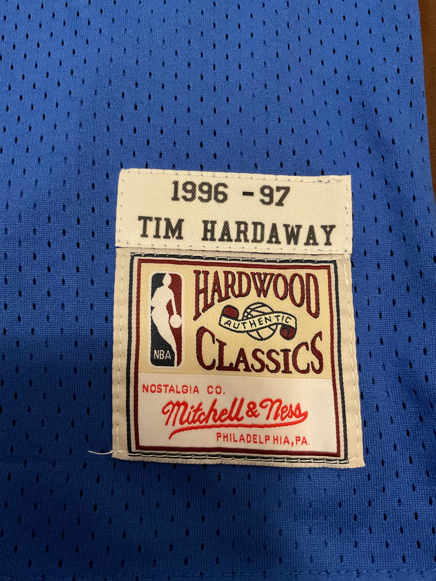 Tim Hardaway Golden State Warriors signed Jersey JSA