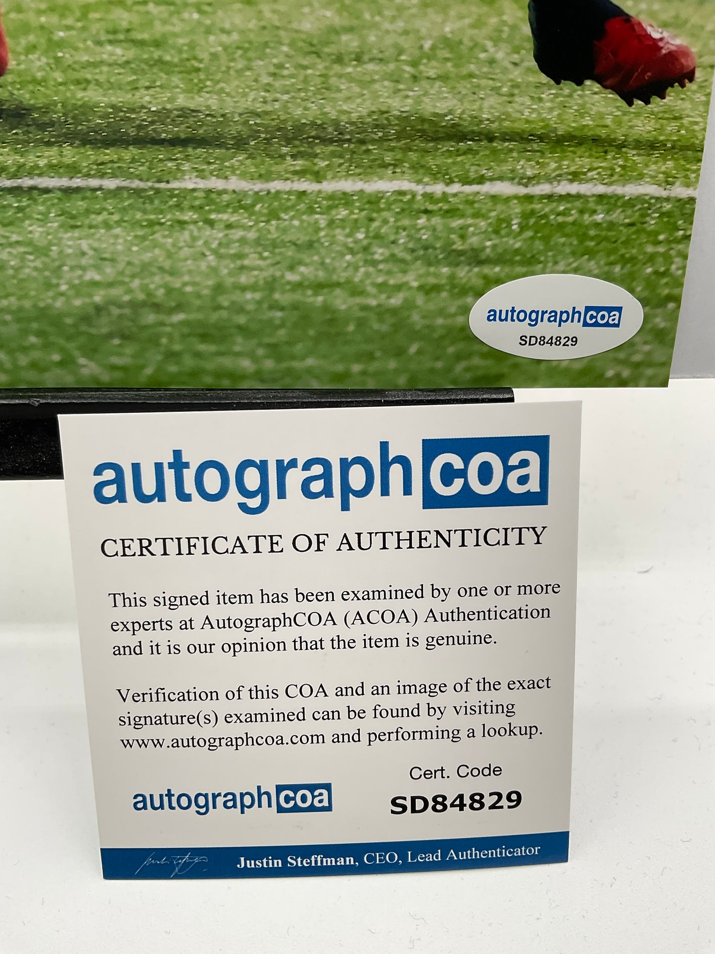 Tai Felton Maryland signed photo 8x10 ACOA NFL MN Vikings