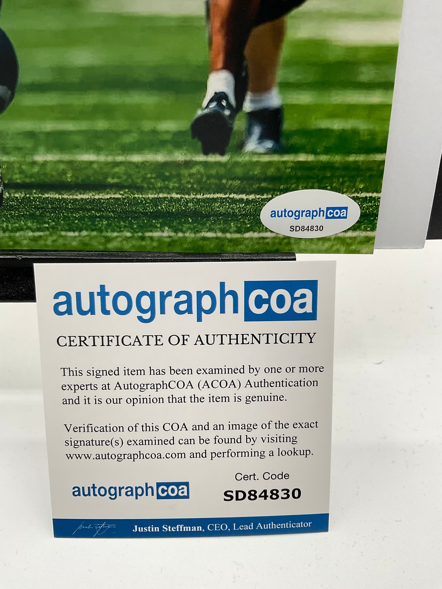 Tai Felton Maryland signed photo 8x10 ACOA NFL MN Vikings