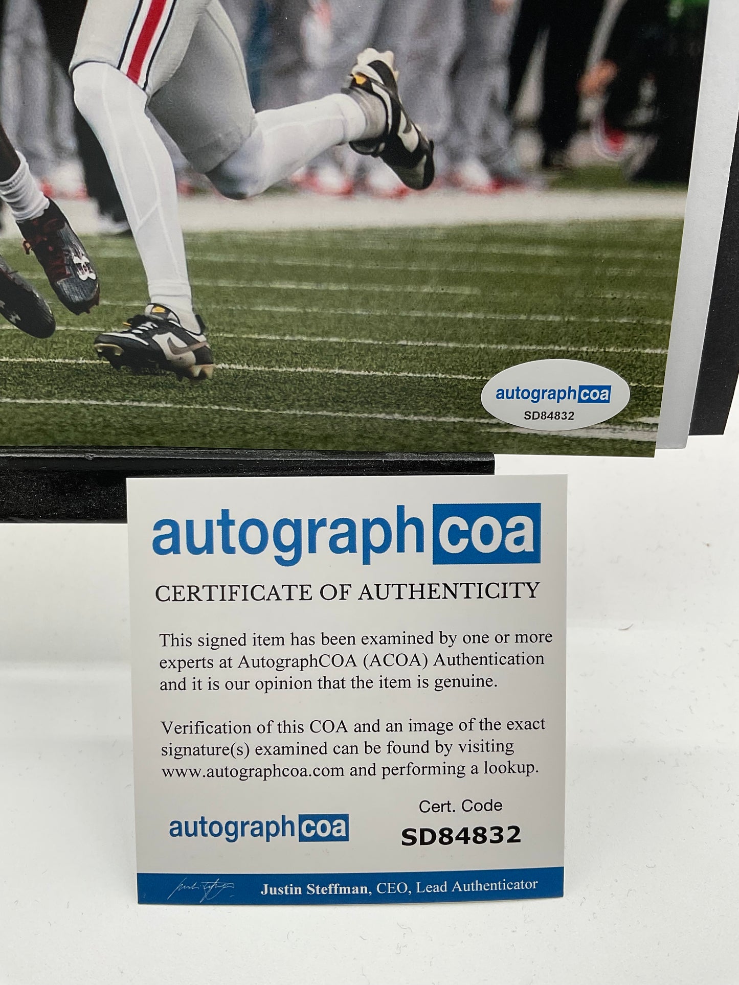 Tai Felton Maryland Terps signed photo 8x10 ACOA NFL MN Vikings