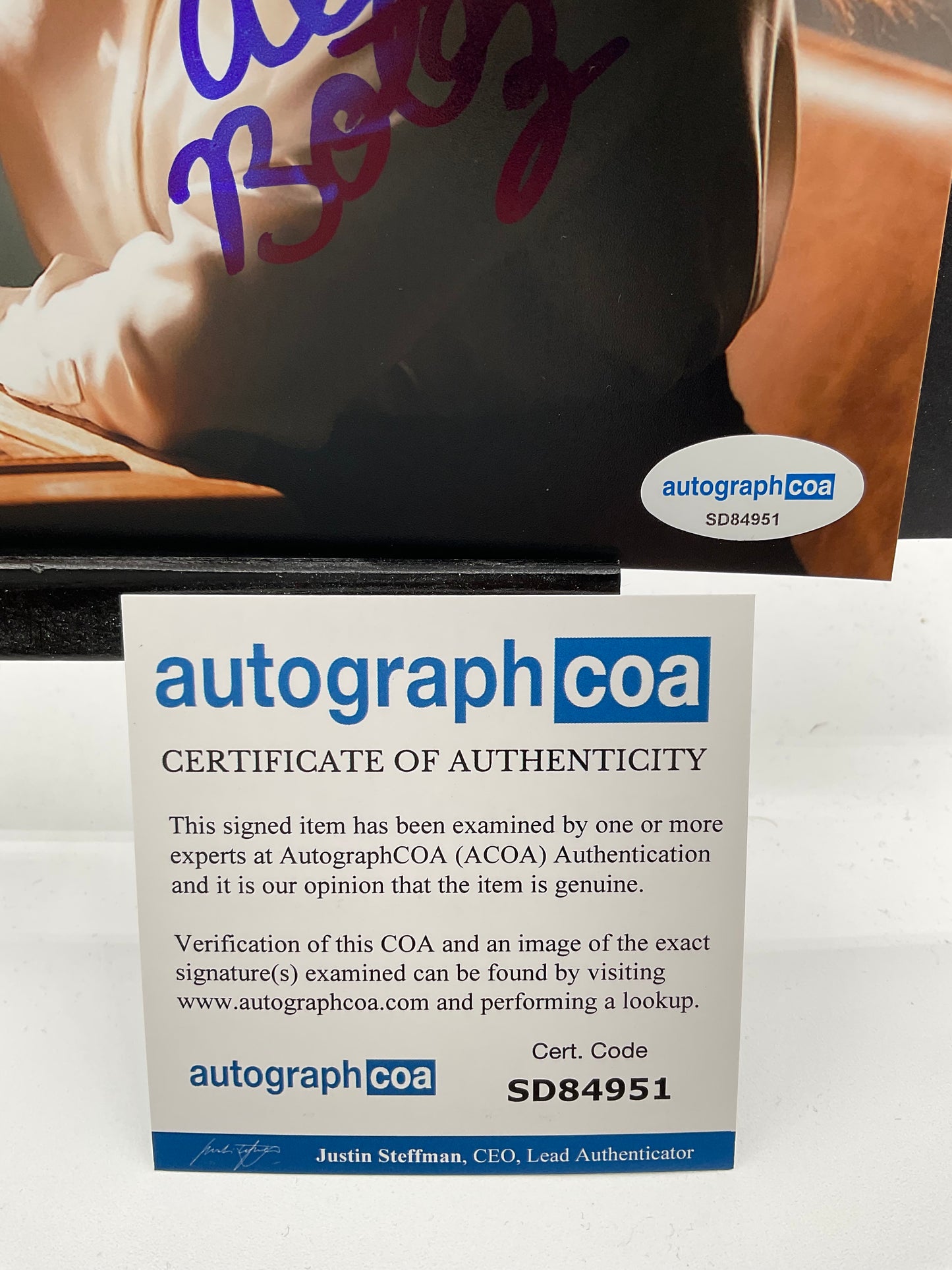 Alex Botez Chess signed photo 8x10 ACOA Twitch
