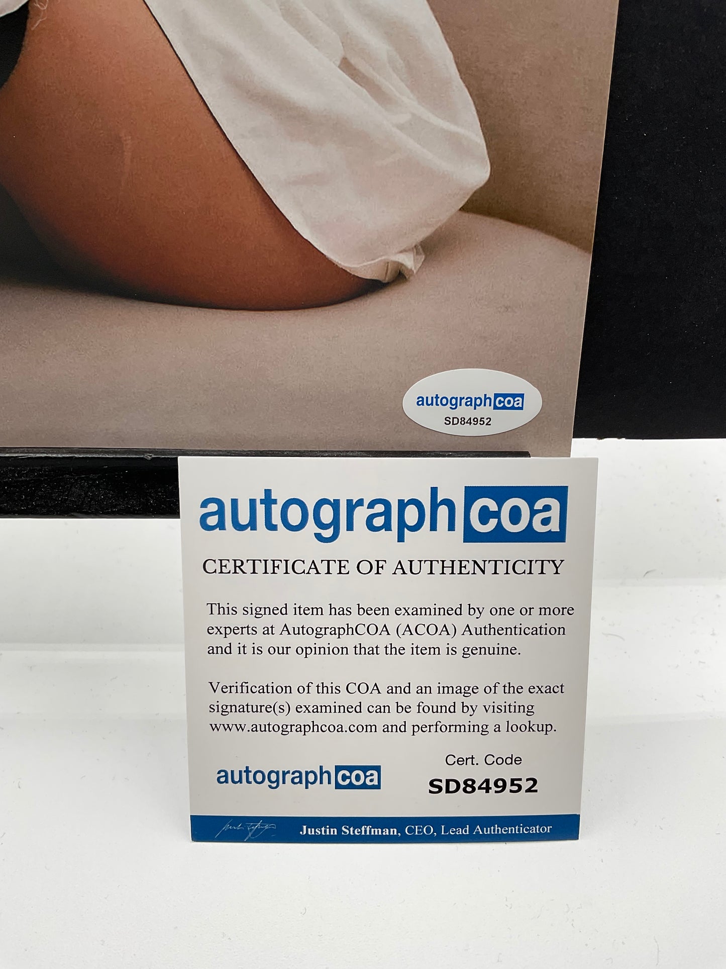 Alex Botez Sexy signed photo 8x10 ACOA Influencer