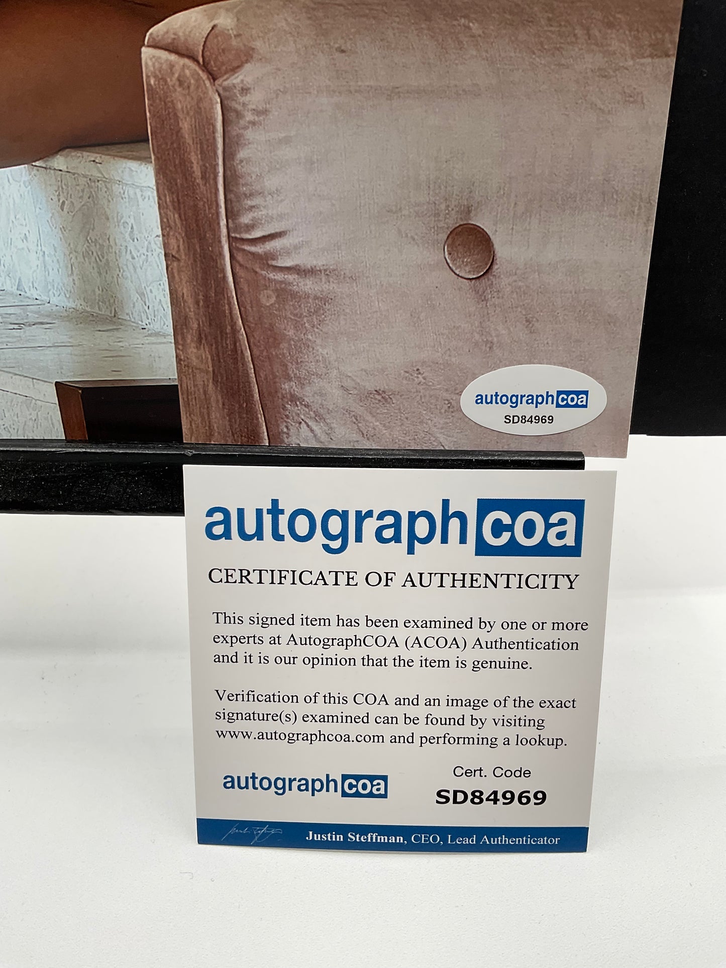 Suede Brooks Sexy signed photo 8x10 ACOA Influencer