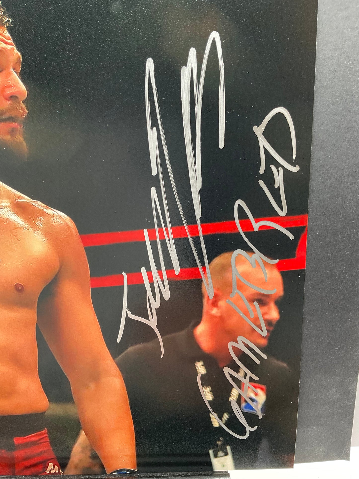 Jorge Masvidal UFC signed photo 8x10 ACOA MMA Gamebred