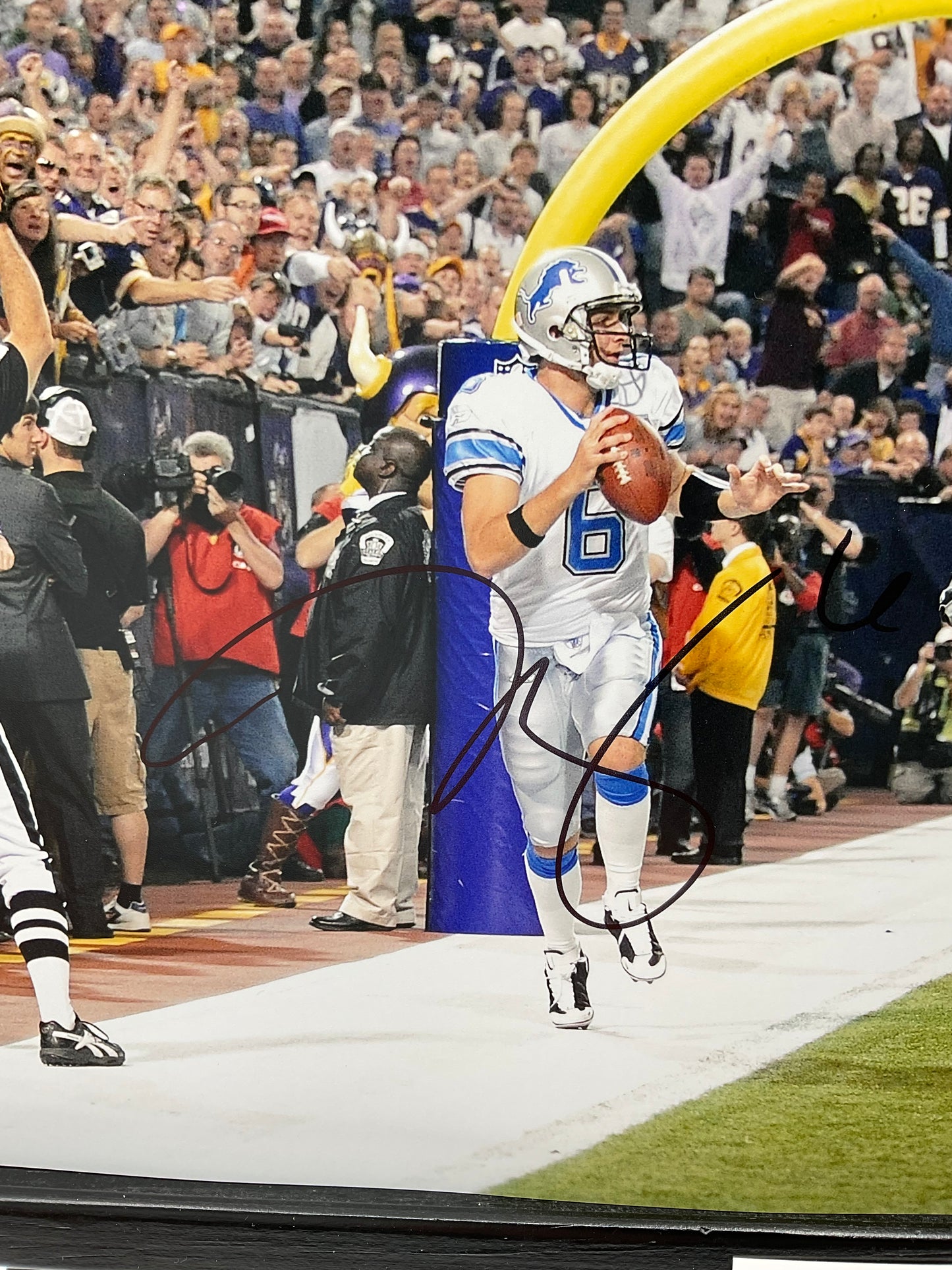 Dan Orlovsky Detroit Lions signed photo 8x10 ACOA NFL