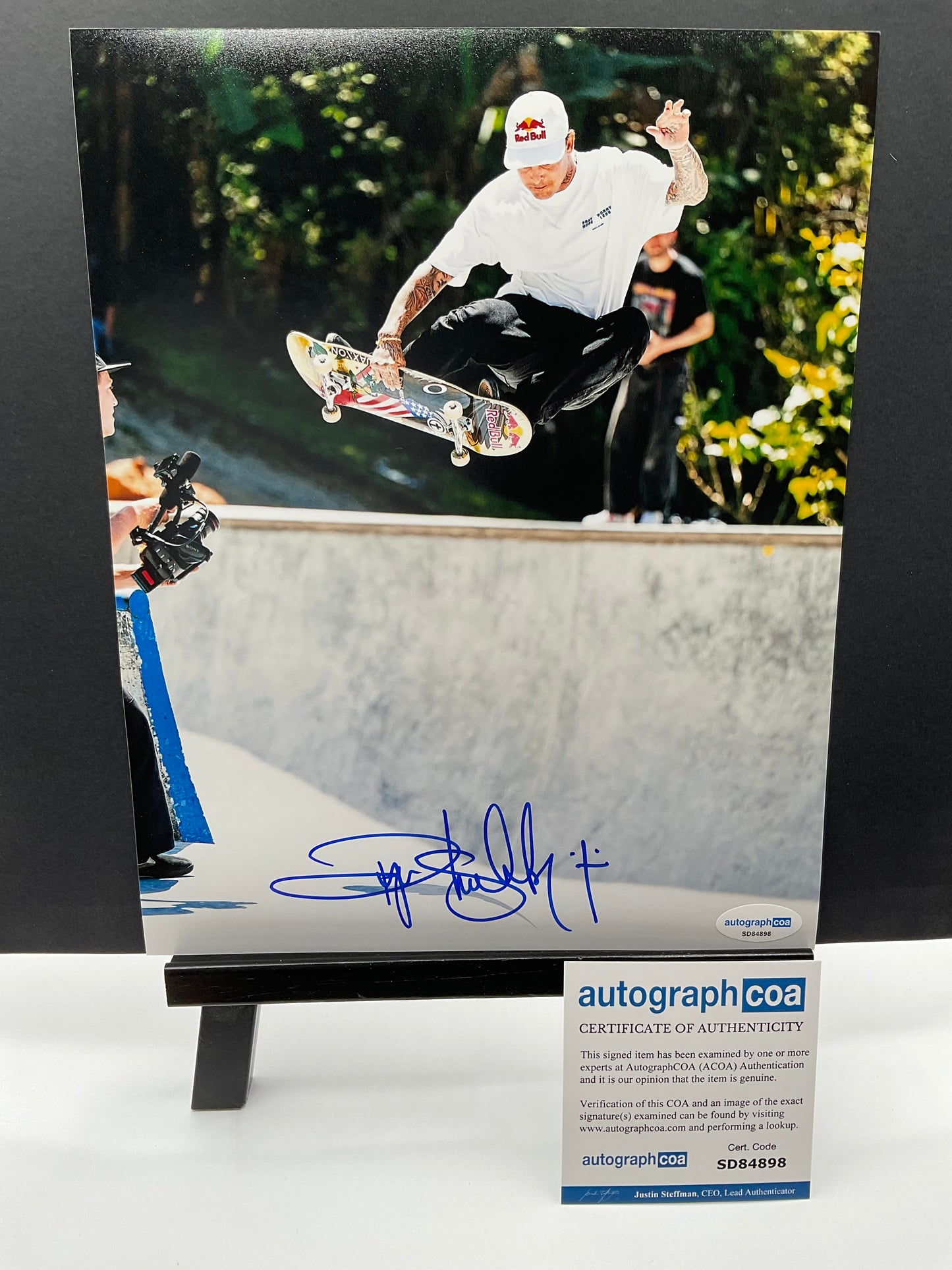 Ryan Sheckler Skateboarding signed photo 8x10 ACOA