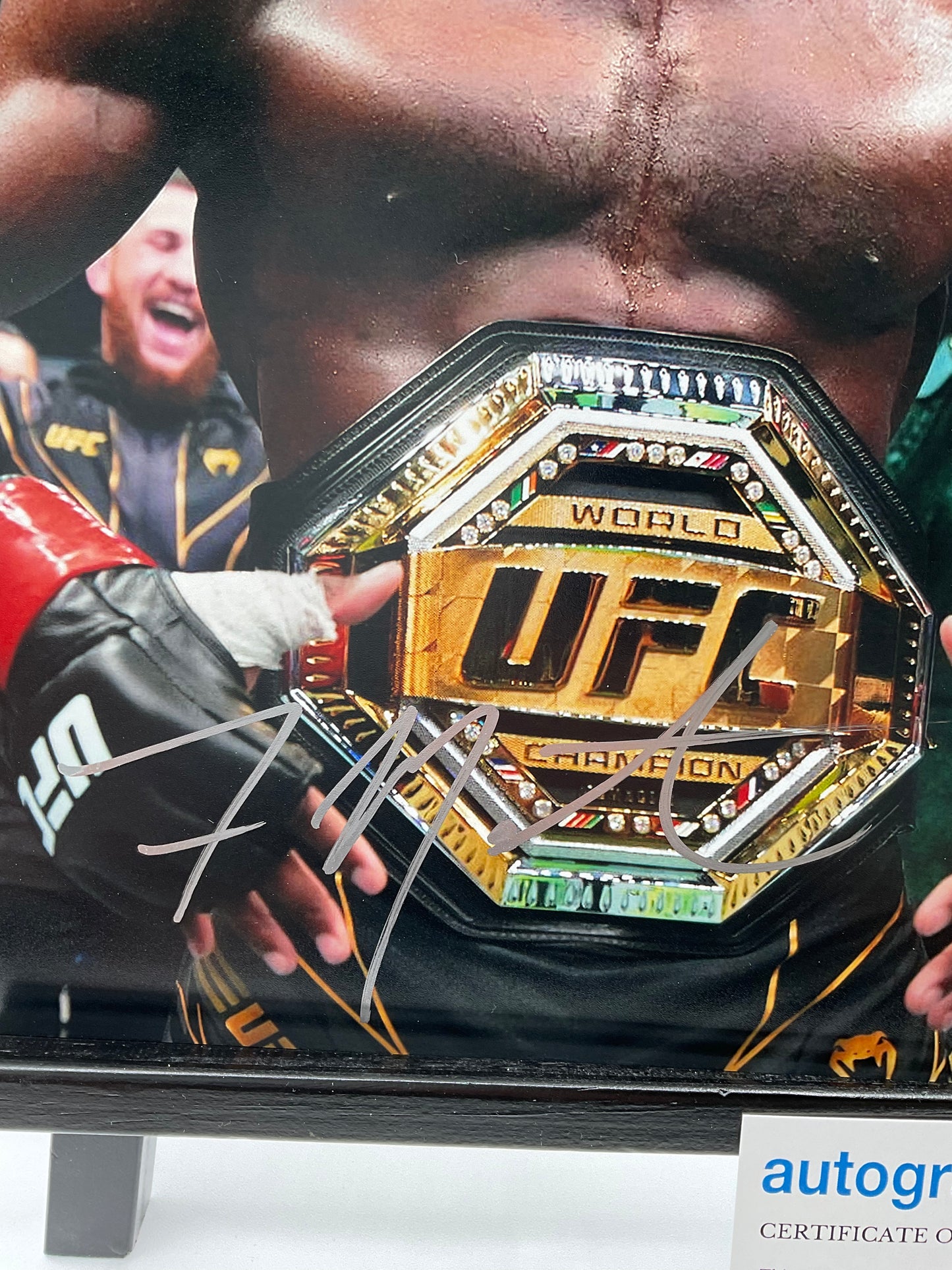 Aljamain Sterling UFC signed photo 8x10 ACOA MMA