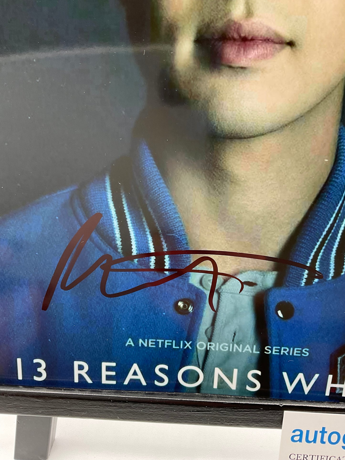 Ross Butler 13 Reasons Why signed photo 8x10 ACOA