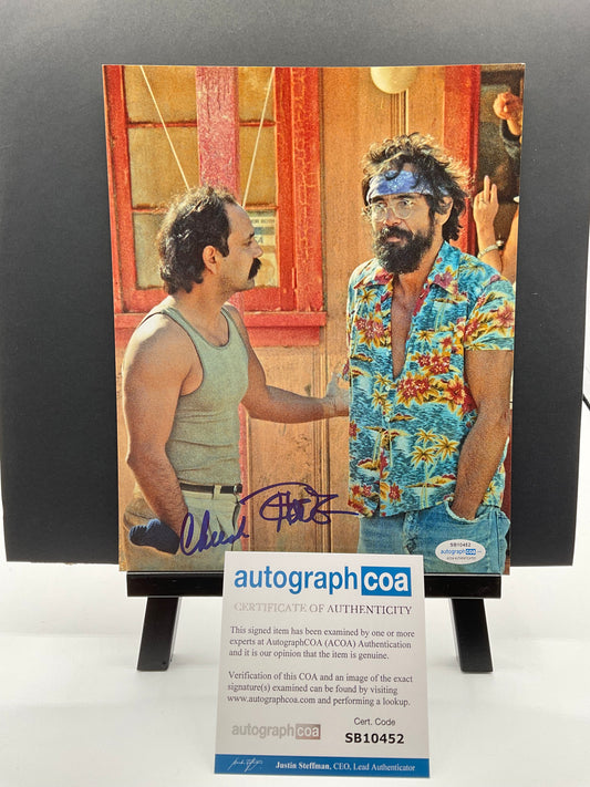 Cheech & Chong Up In Smoke dual signed  8x10 ACOA