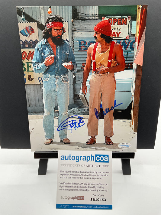 Cheech & Chong Up In Smoke dual signed 8x10 ACOA