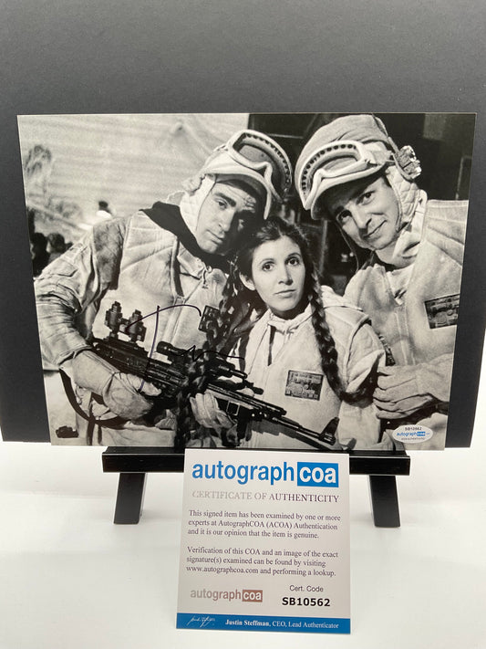 Treat Williams Star Wars The Empire Strikes Back signed 8x10 ACOA