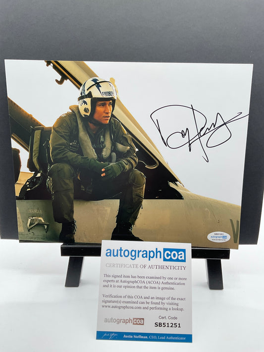 Danny Ramirez Top Gun Maverick Fanboy signed 8x10 ACOA