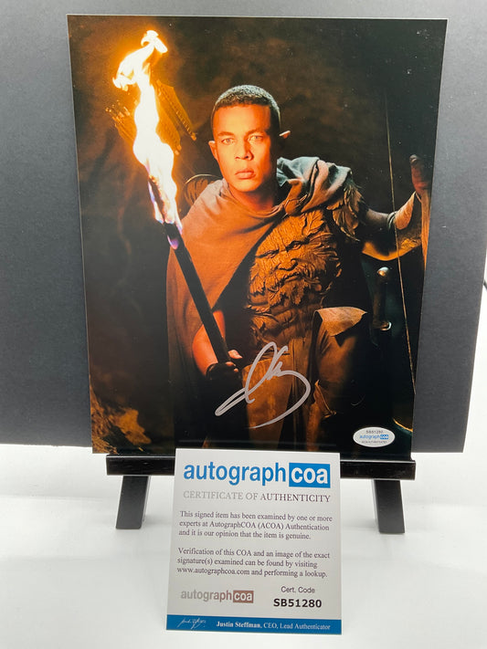 Ismael Cruz Cordova Lord of the Rings The Rings of Power signed 8x10 ACOA